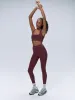 Ultimate Reflective Piping Leggings - Burgundy sold by Adanola