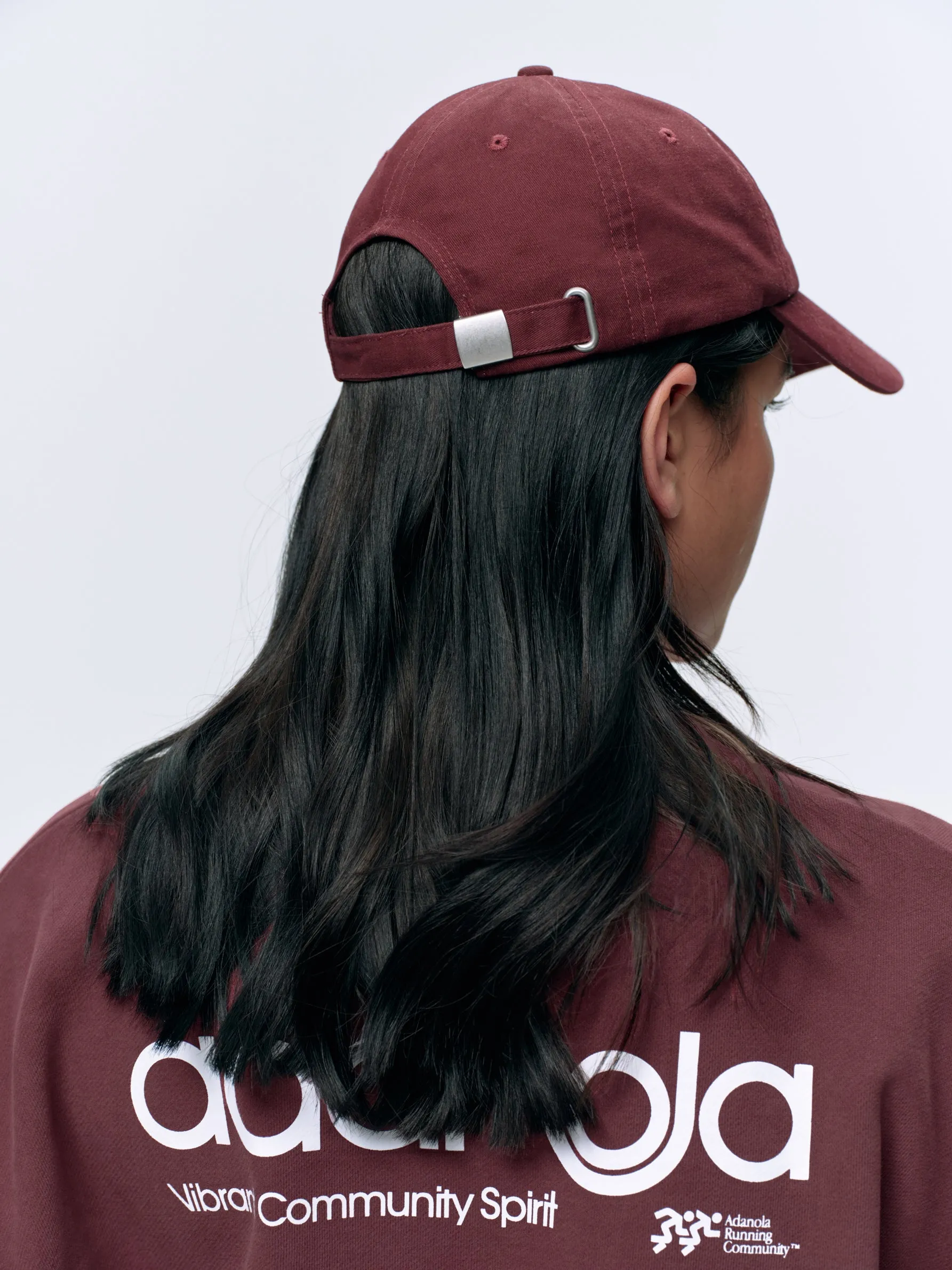 Community Spirit Cap - Burgundy/White sold by Adanola product image thumbnail 2