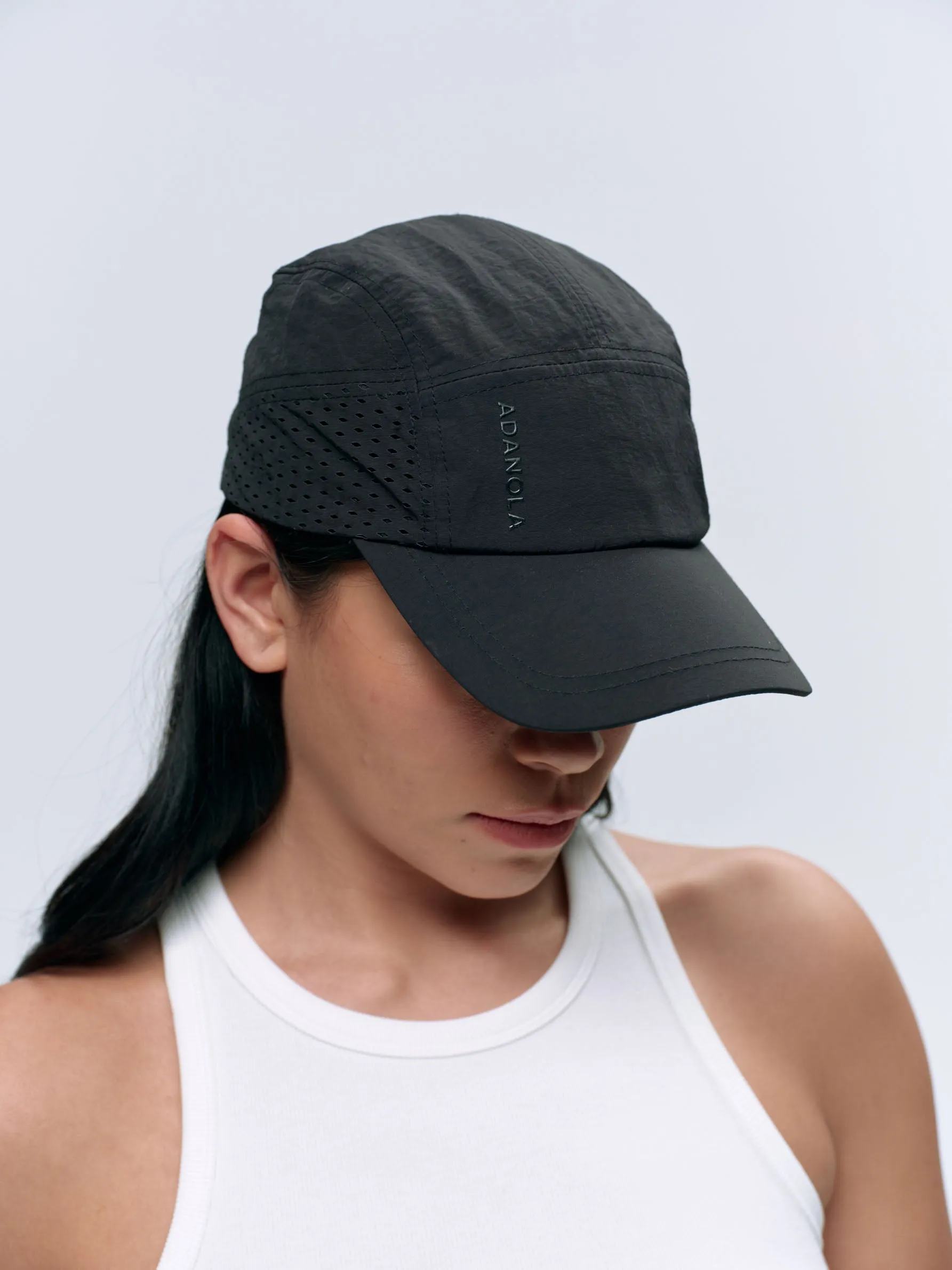 Adanola Branded Running Cap - Black sold by Adanola