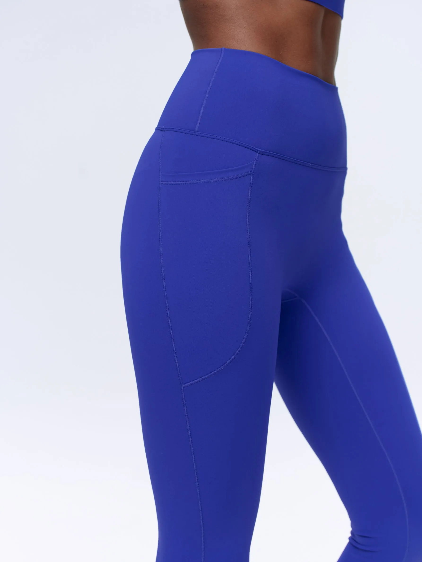 Ultimate Seam Detail Zip Pocket Leggings - Cobalt Blue sold by Adanola product image thumbnail 5