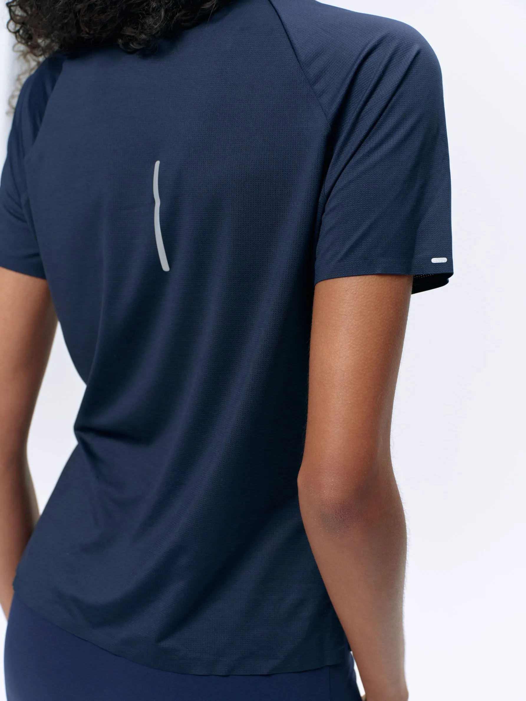 Lightweight Running T-Shirt - Navy sold by Adanola product image thumbnail 4