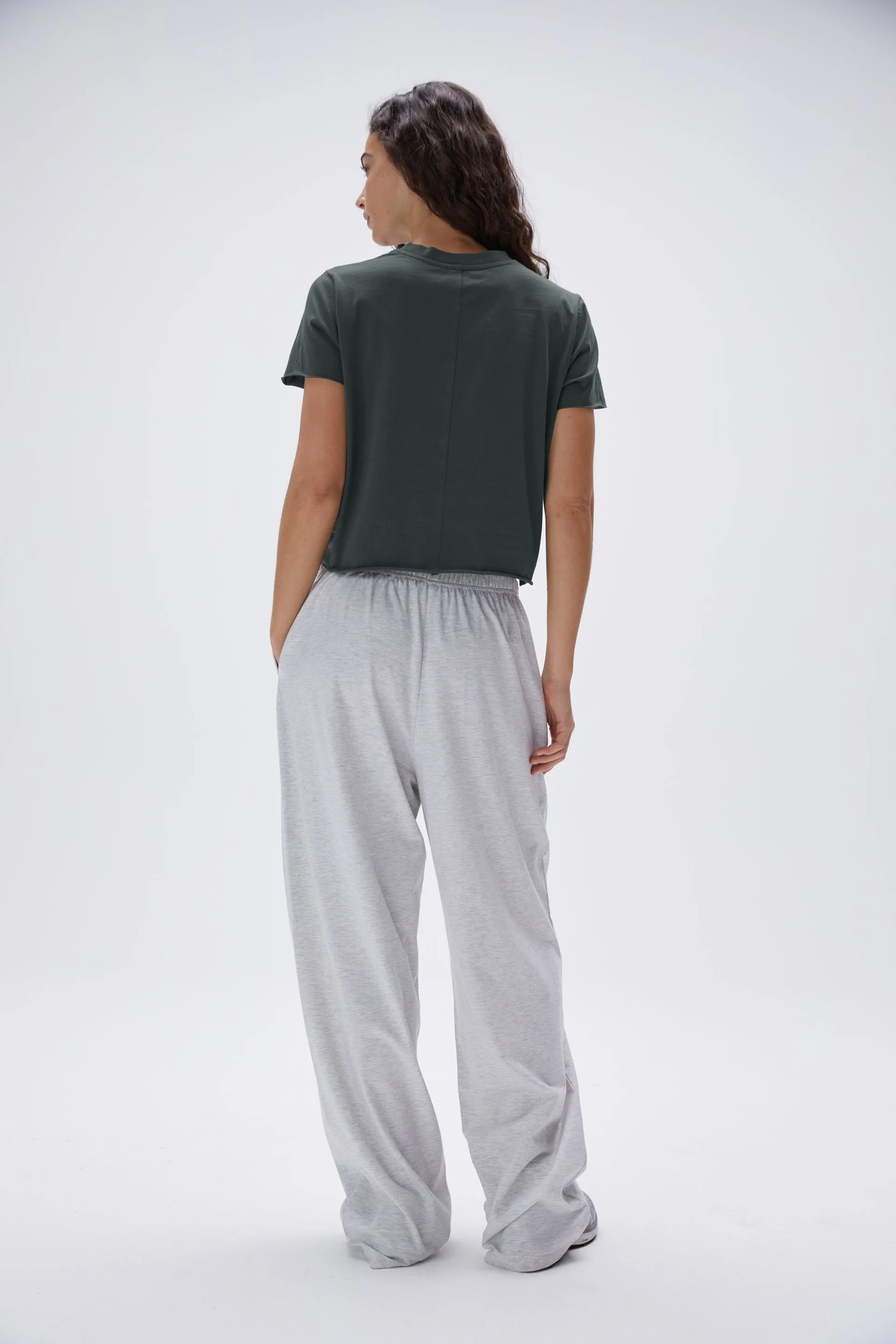 Raw Hem T-shirt - Mineral Green sold by Adanola product image thumbnail 3