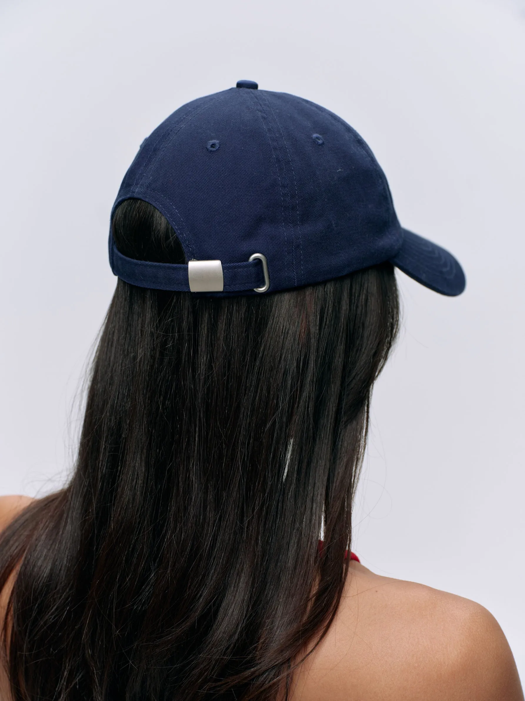Varsity Cap - Navy Blue/Red sold by Adanola product image thumbnail 2