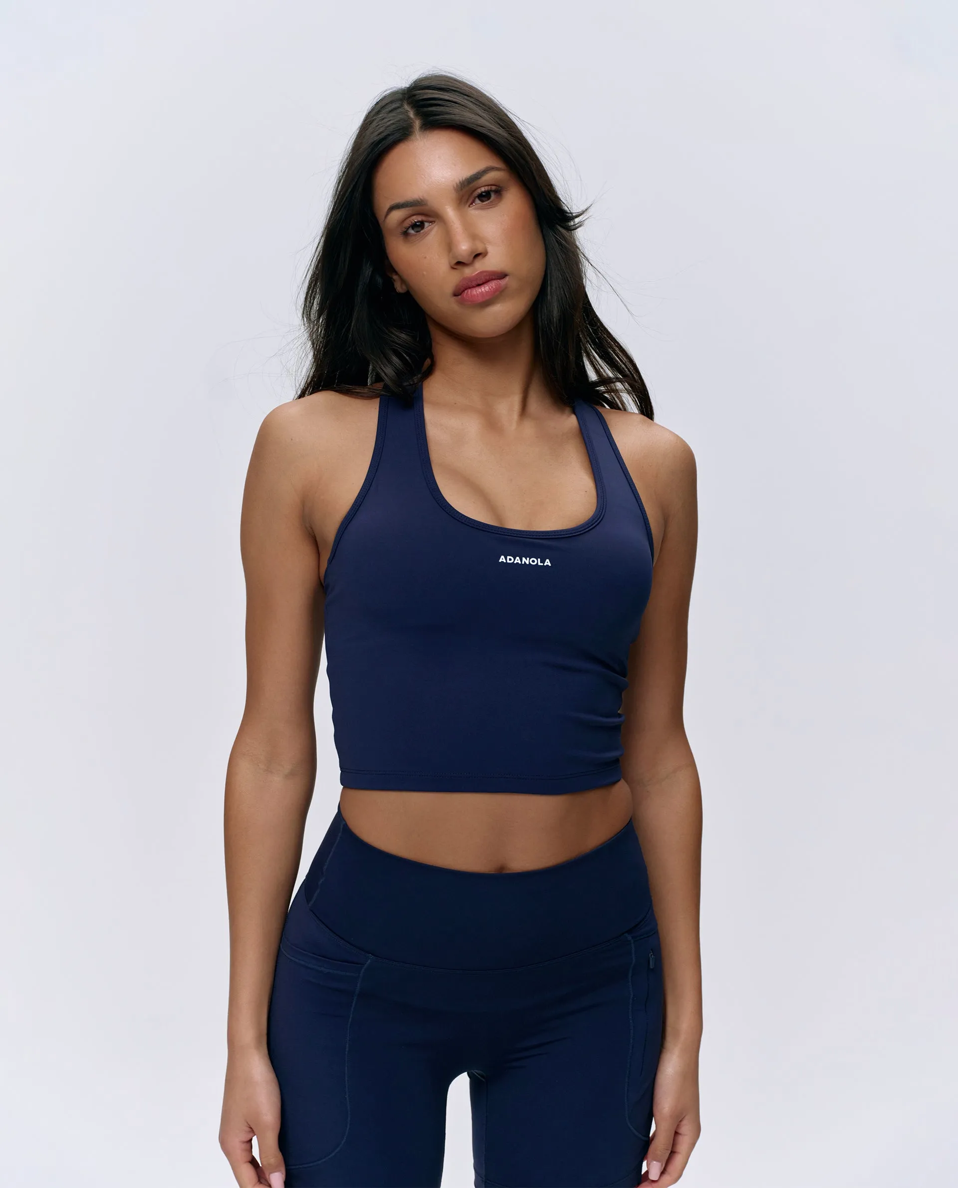 Ultimate Racer Back Tank - Navy sold by Adanola product image thumbnail 3