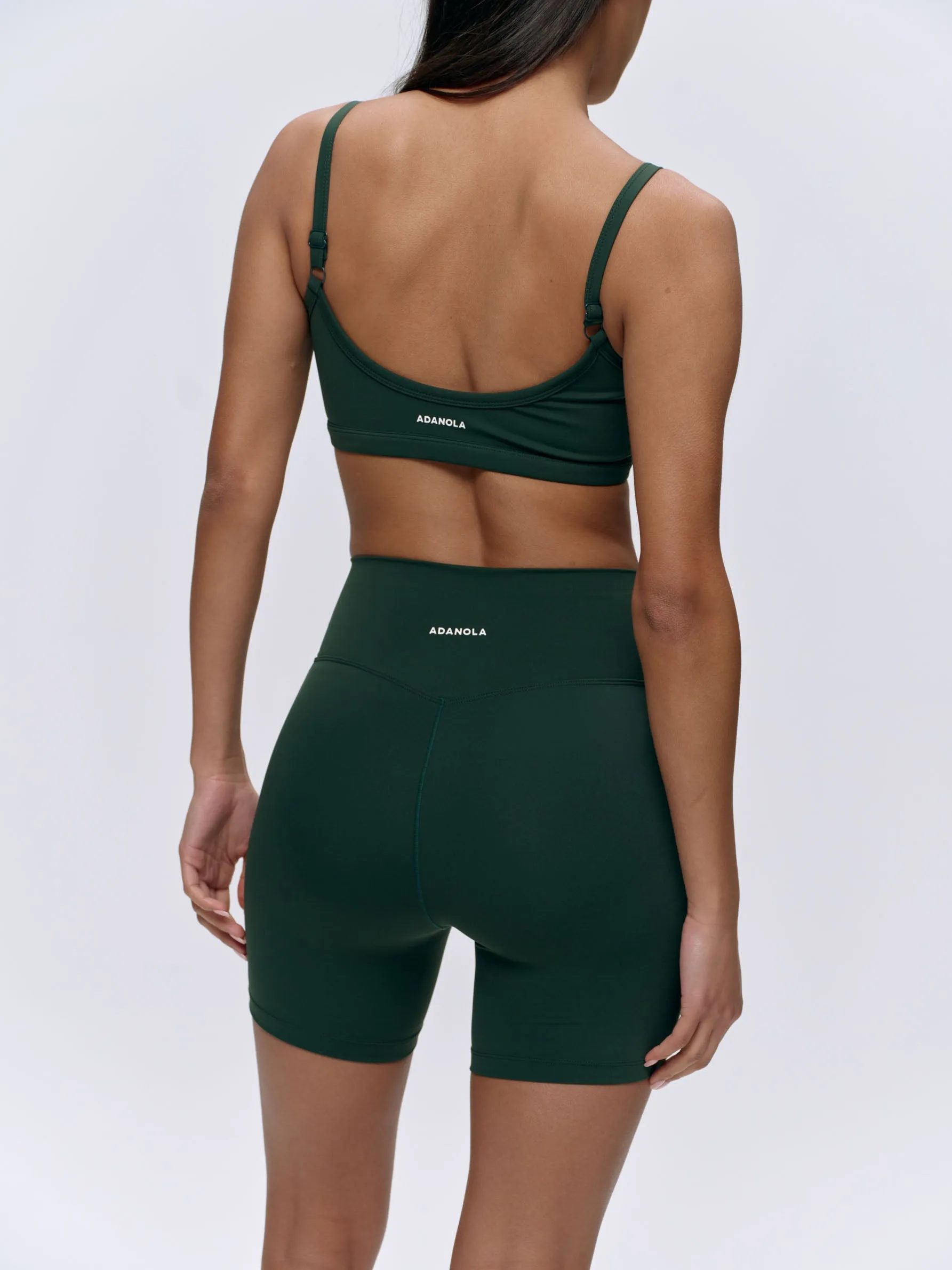 Ultimate Ultra Crop Pocket Shorts - Pine Green sold by Adanola product image thumbnail 2