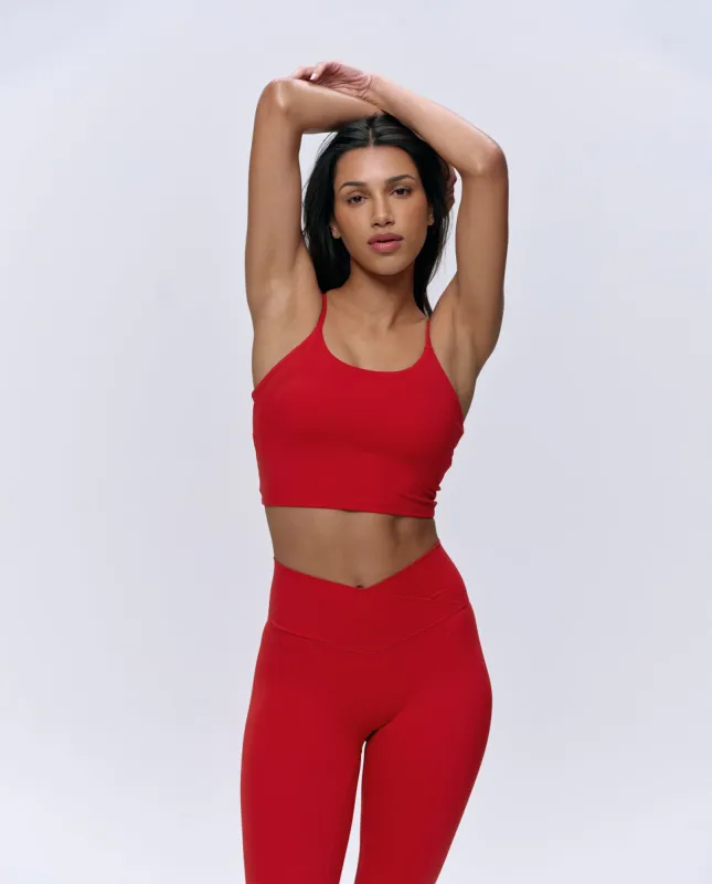 Ultimate Tank Bra - Classic Red sold by Adanola