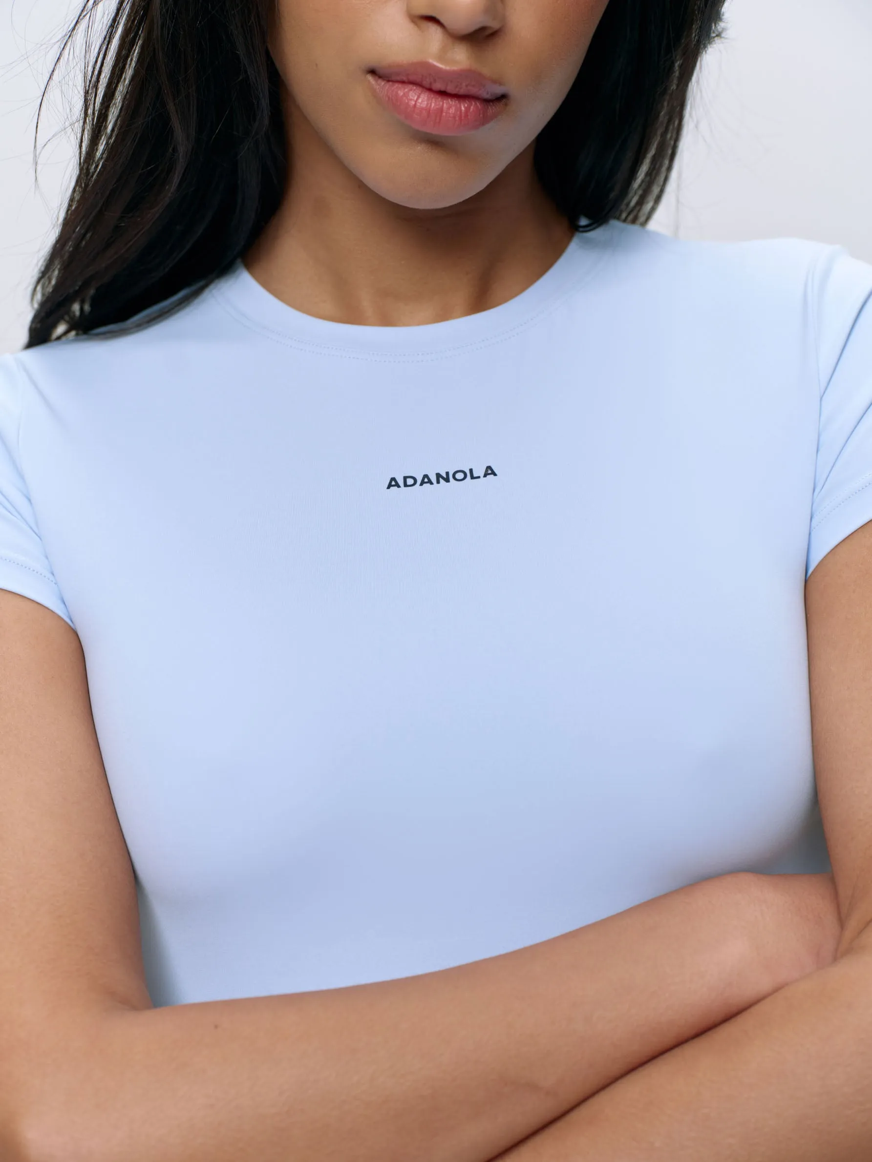 Ultimate Short Sleeve Top - Powder Blue sold by Adanola product image thumbnail 3
