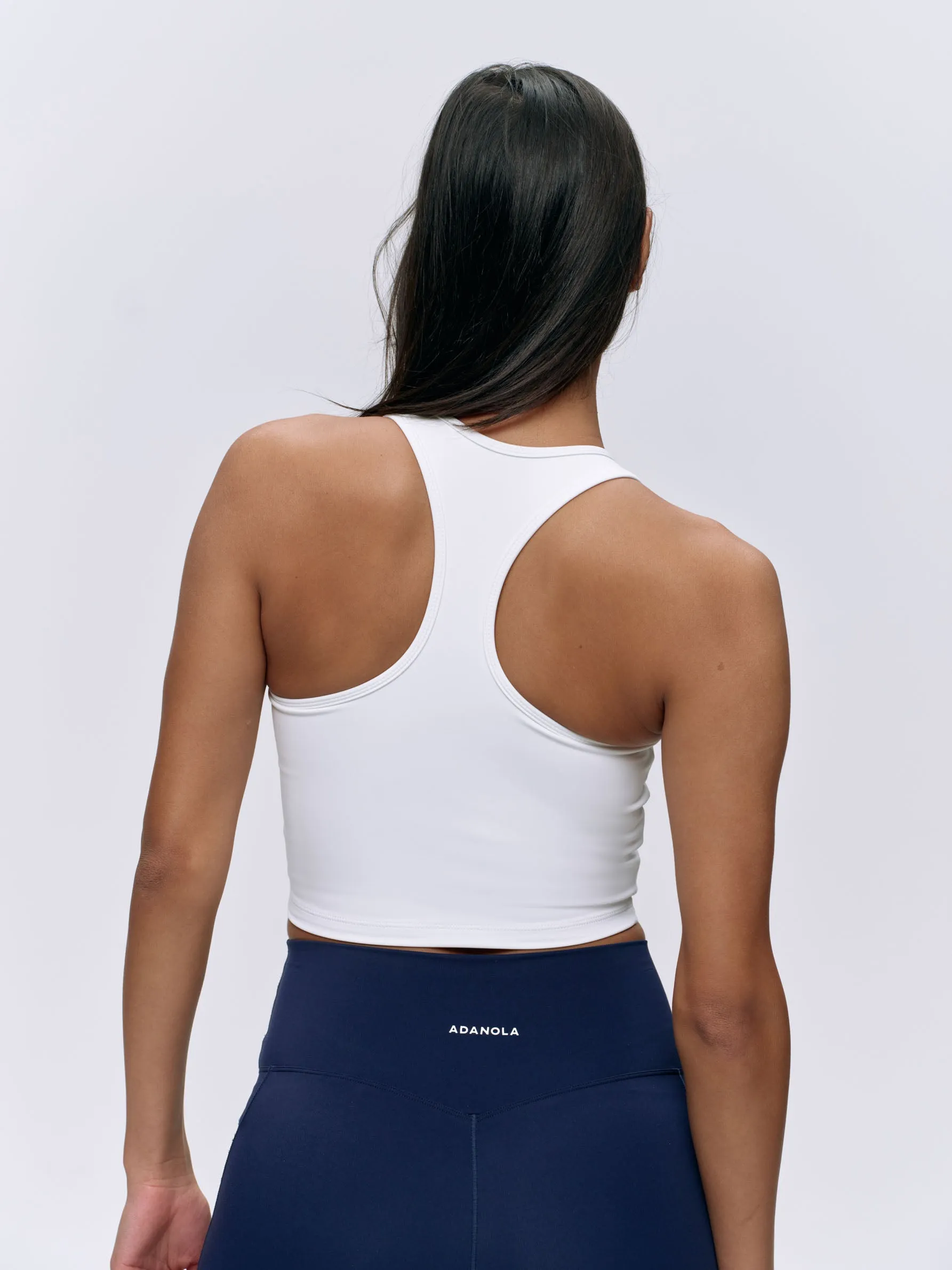 Ultimate Racer Back Tank - White sold by Adanola product image thumbnail 4