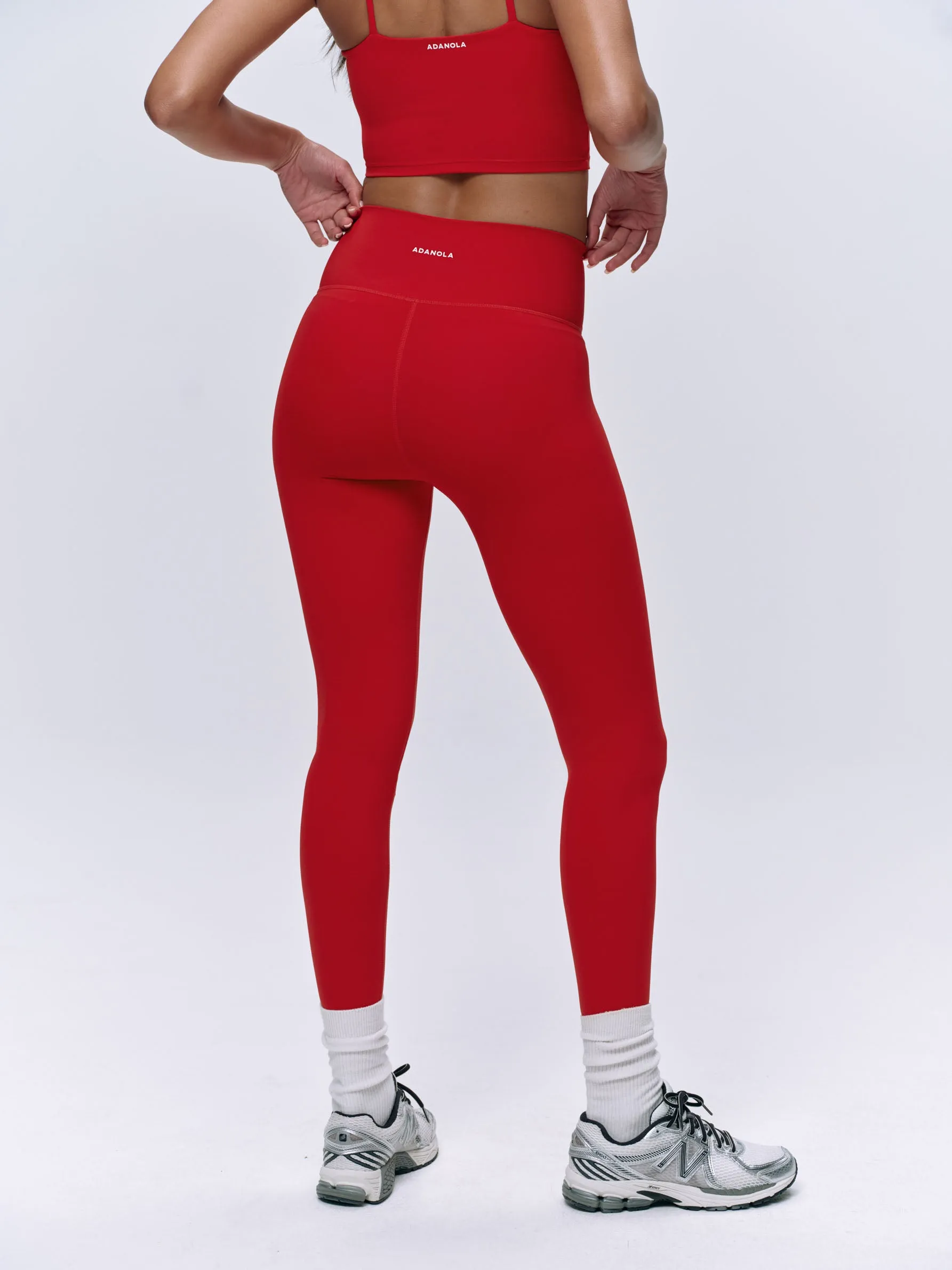 Ultimate Wrap Over Legging - Classic Red sold by Adanola product image thumbnail 2