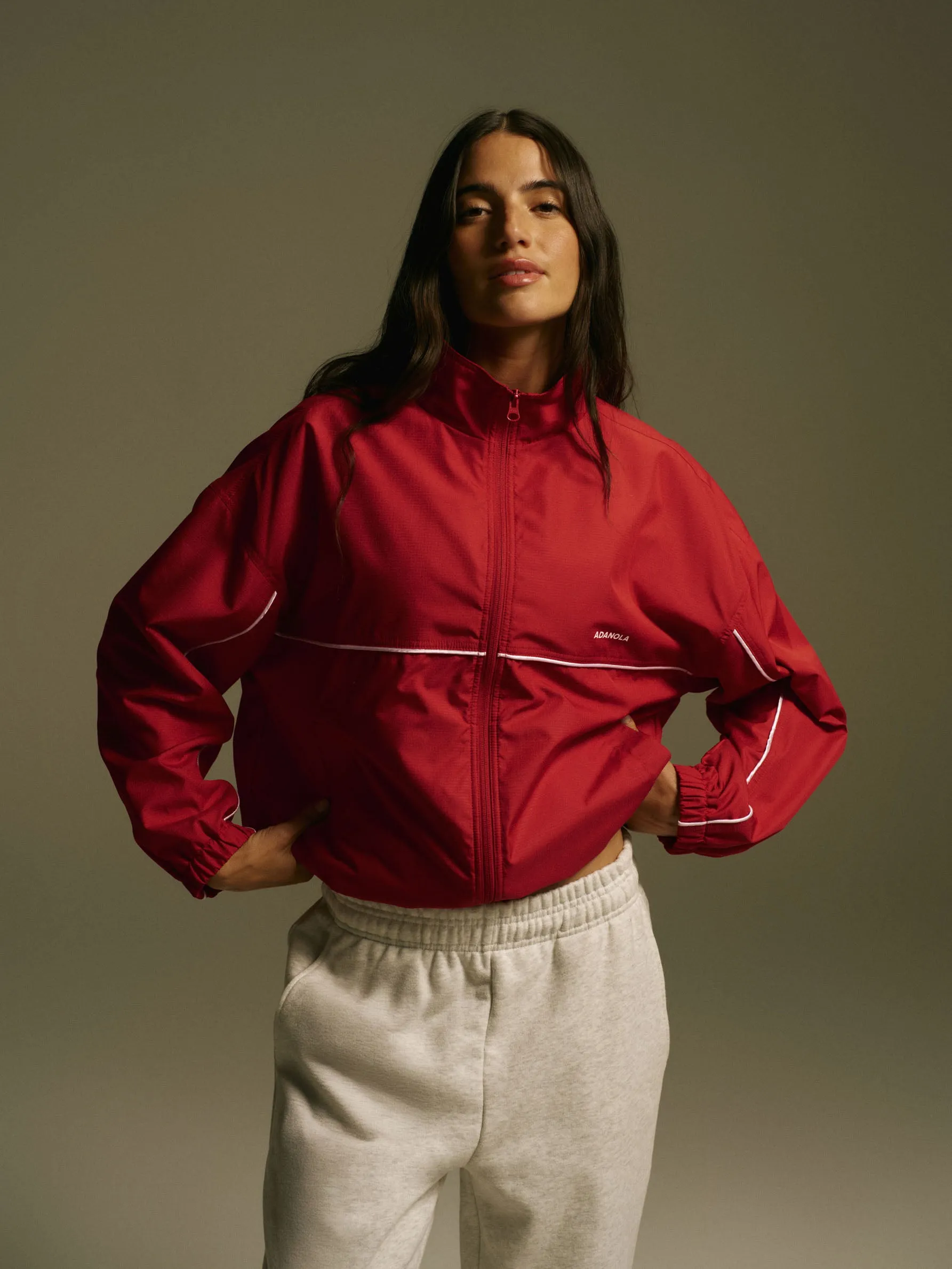 Track Jacket - Classic Red sold by Adanola