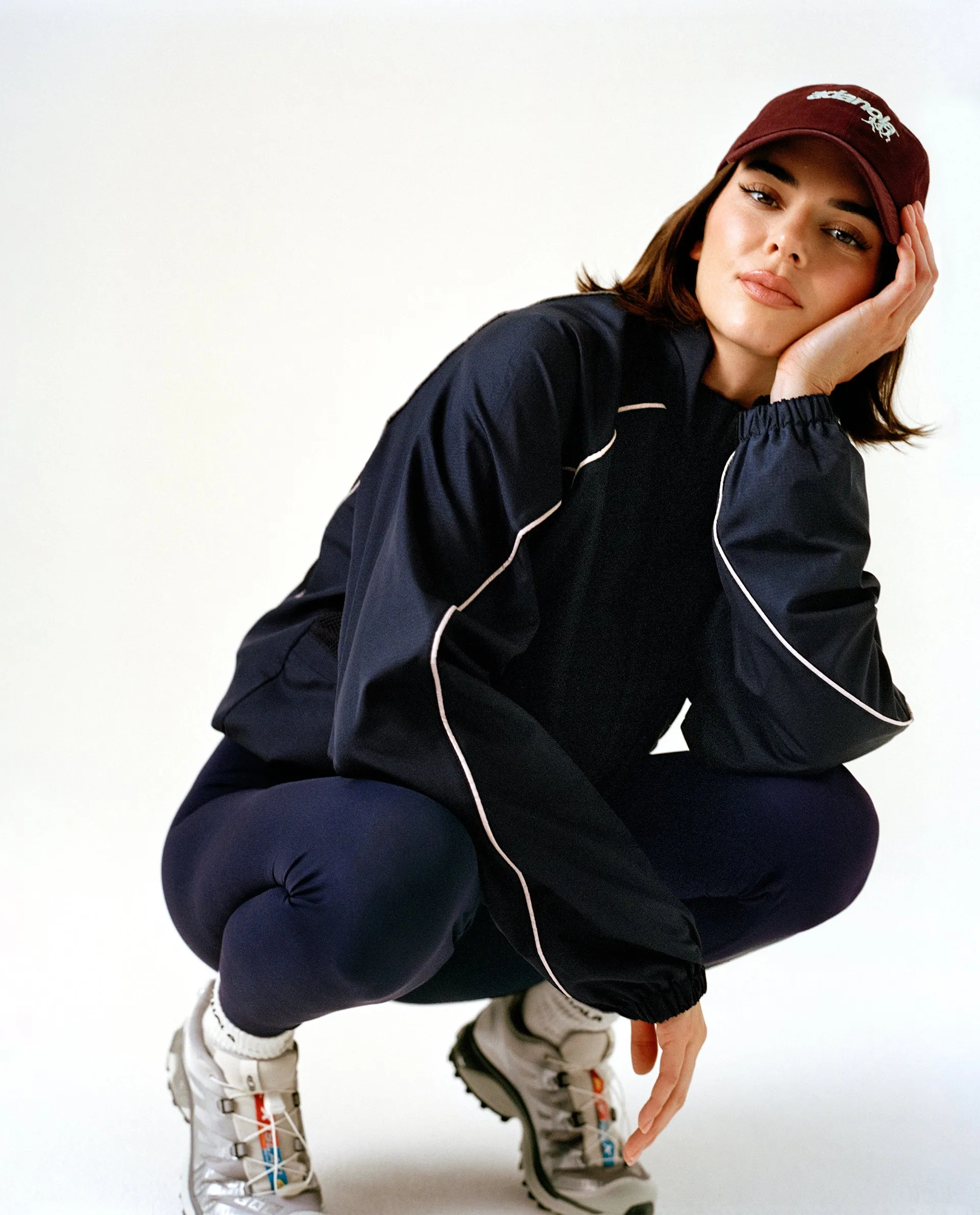 Piping Track Jacket - Navy Blue sold by Adanola product image thumbnail 3