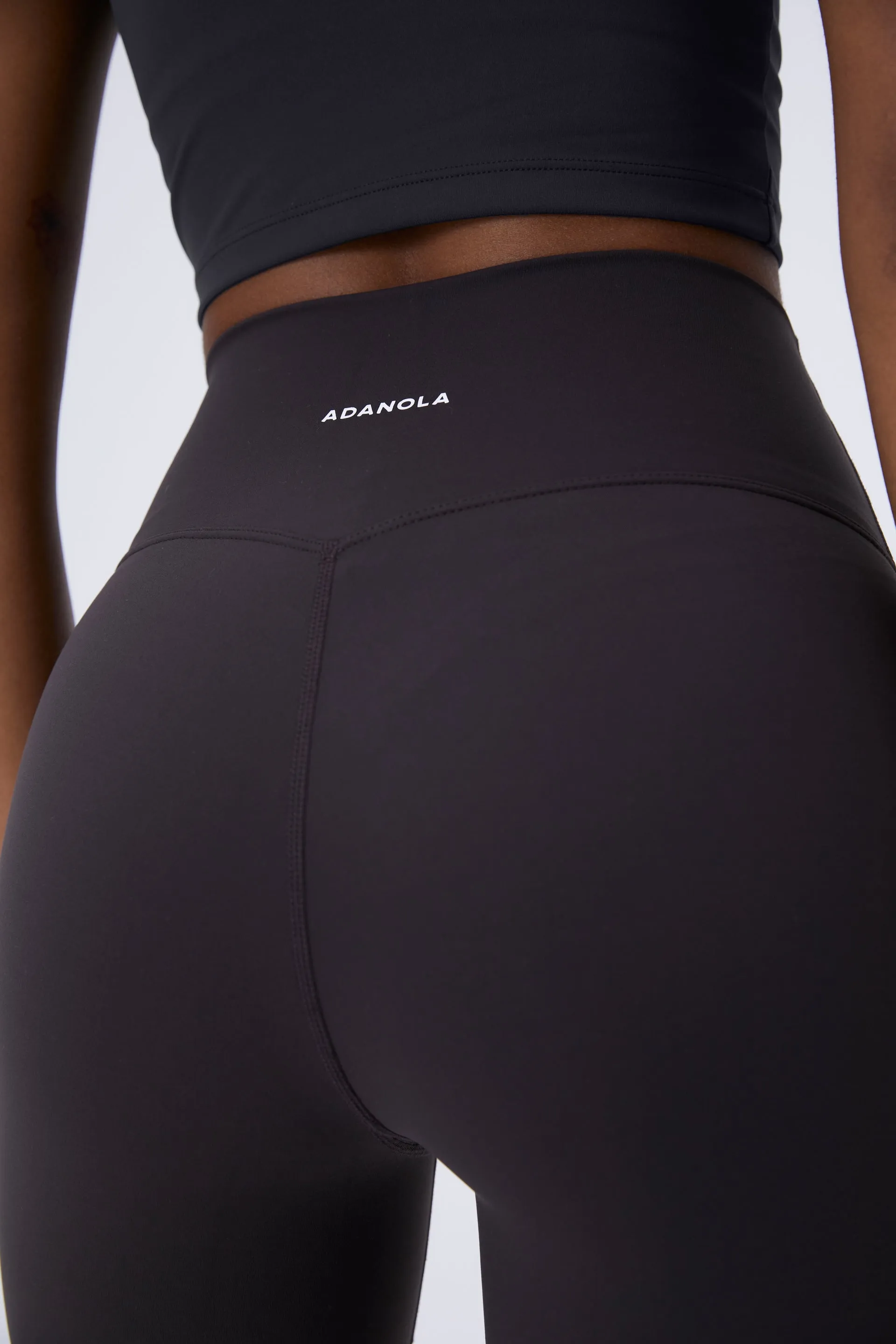 Ultimate Crop Shorts - Coffee Bean sold by Adanola product image thumbnail 4