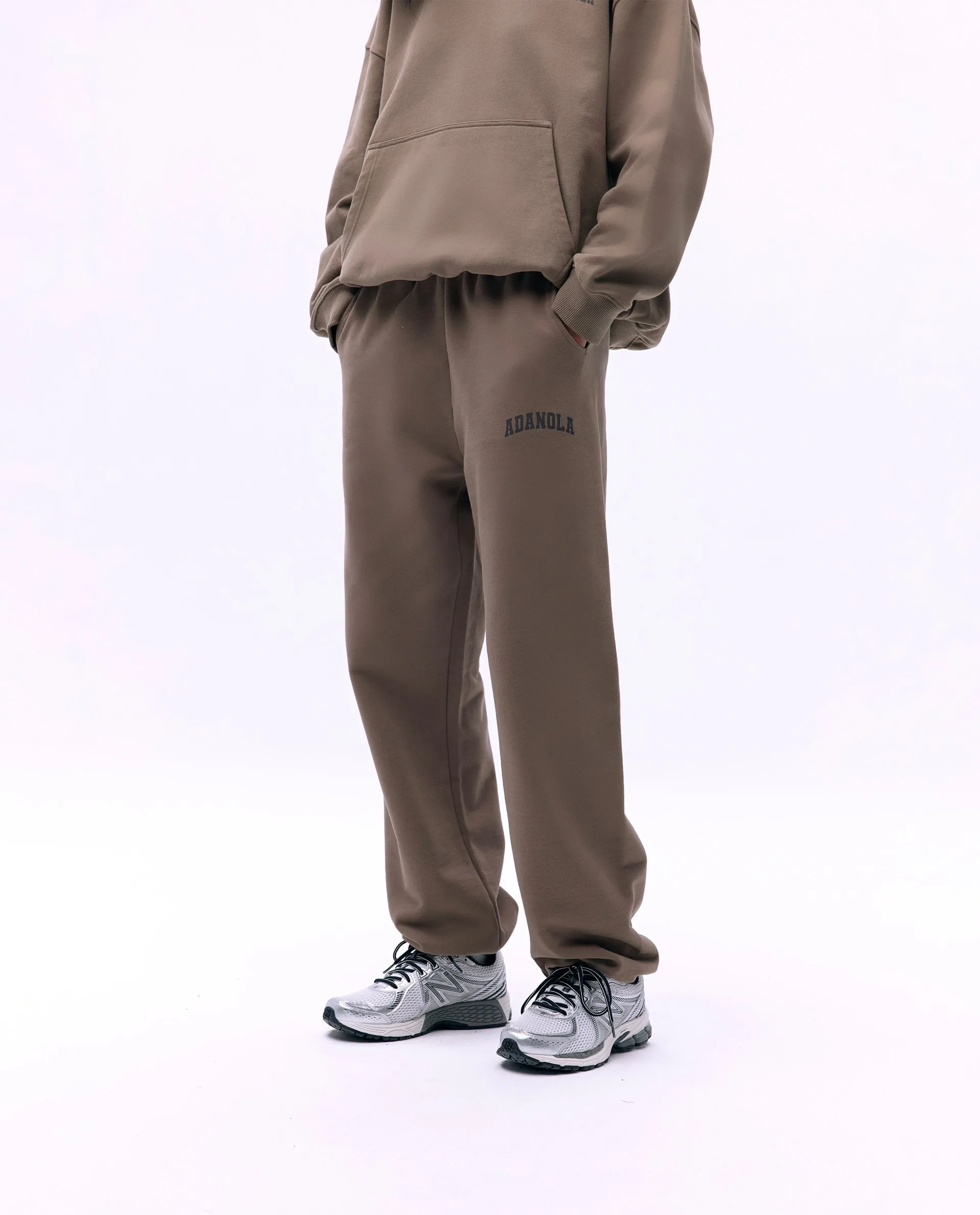Varsity Sweatpants - Cocoa Brown sold by Adanola product image thumbnail 5