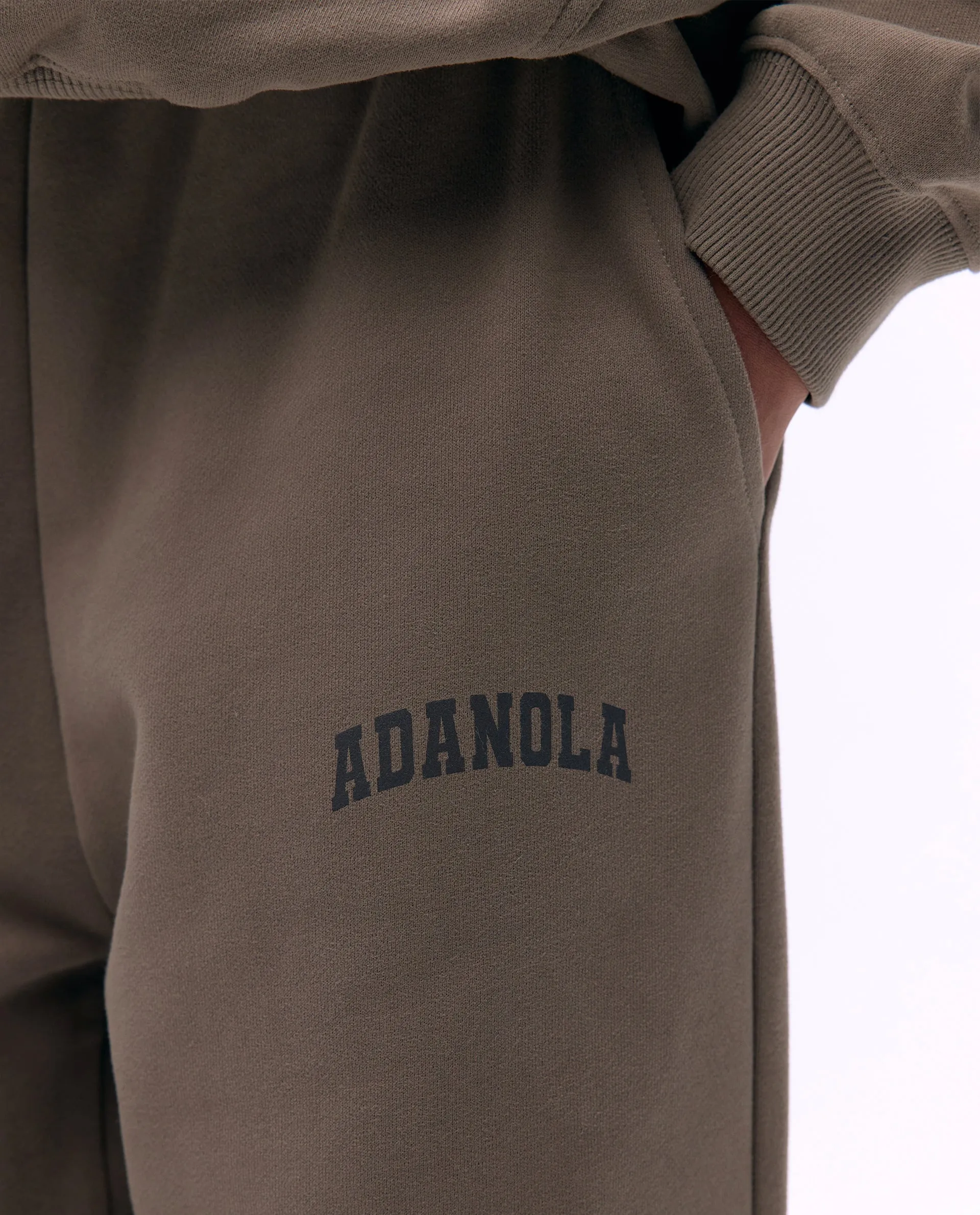 Varsity Sweatpants - Cocoa Brown sold by Adanola product image thumbnail 3