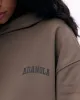 Varsity Oversized Hoodie - Cocoa Brown sold by Adanola