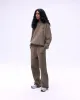 Varsity Oversized Hoodie - Cocoa Brown sold by Adanola