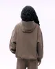 Varsity Oversized Hoodie - Cocoa Brown sold by Adanola