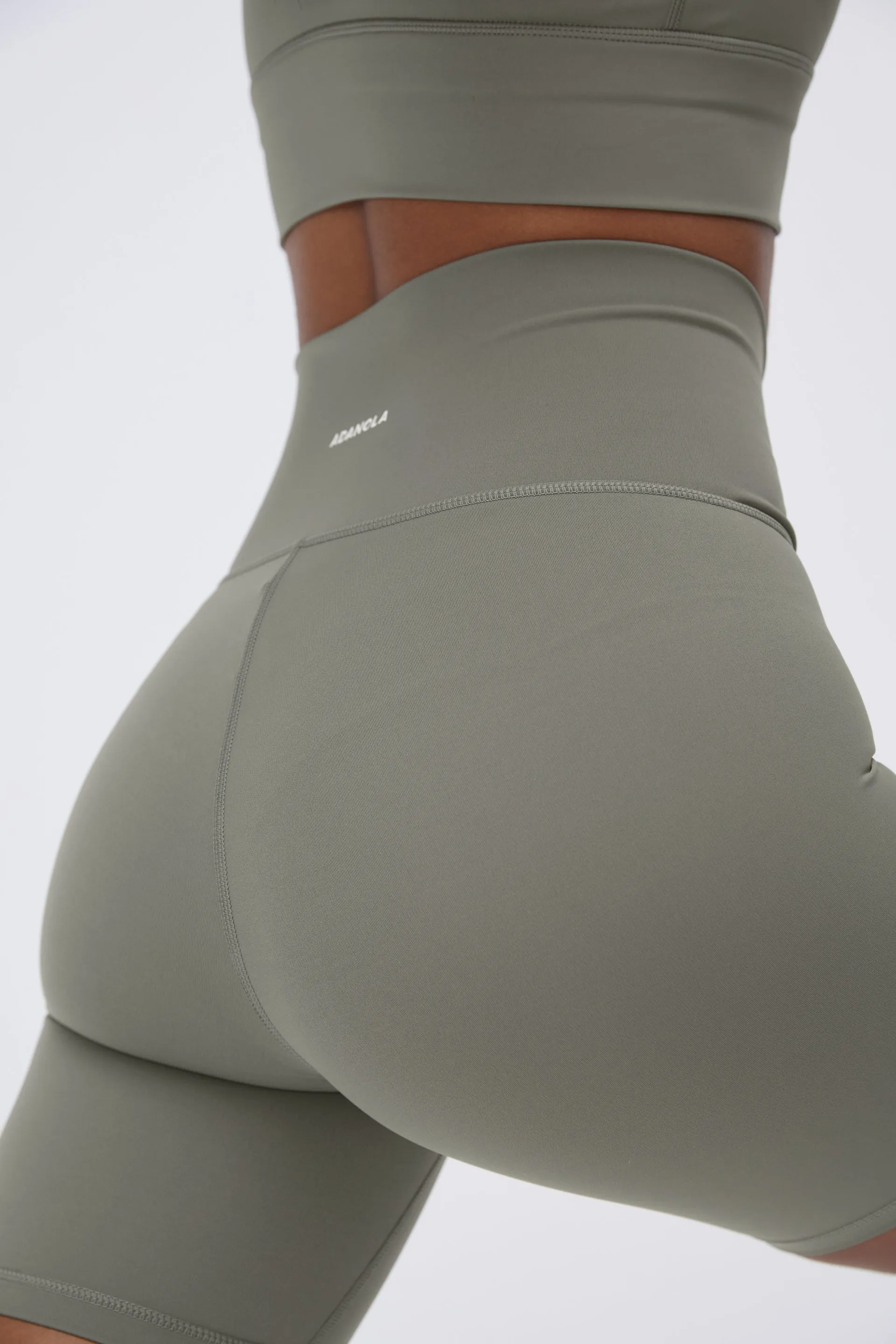 Ultimate Wrap Over Crop Shorts - Olive Green sold by Adanola product image thumbnail 3