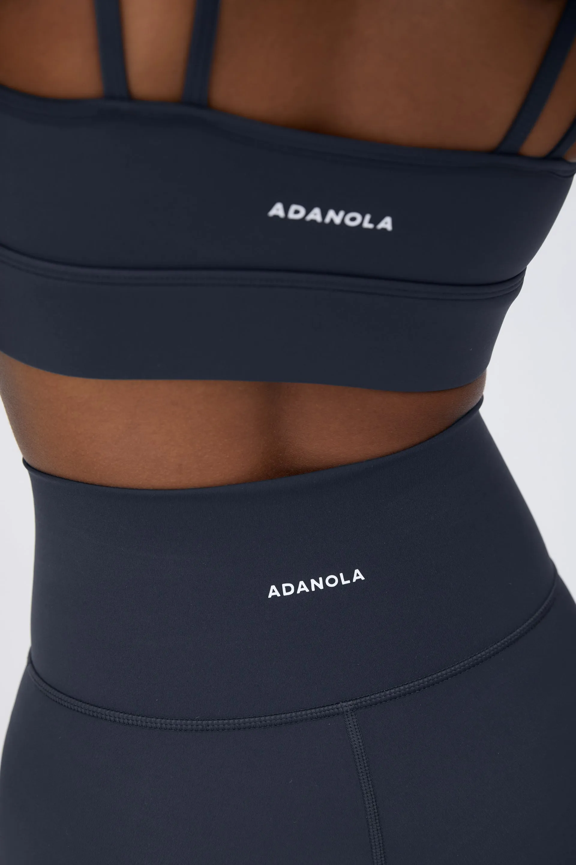 Ultimate Wrap Over Crop Shorts - Midnight Blue sold by Adanola product image thumbnail 4