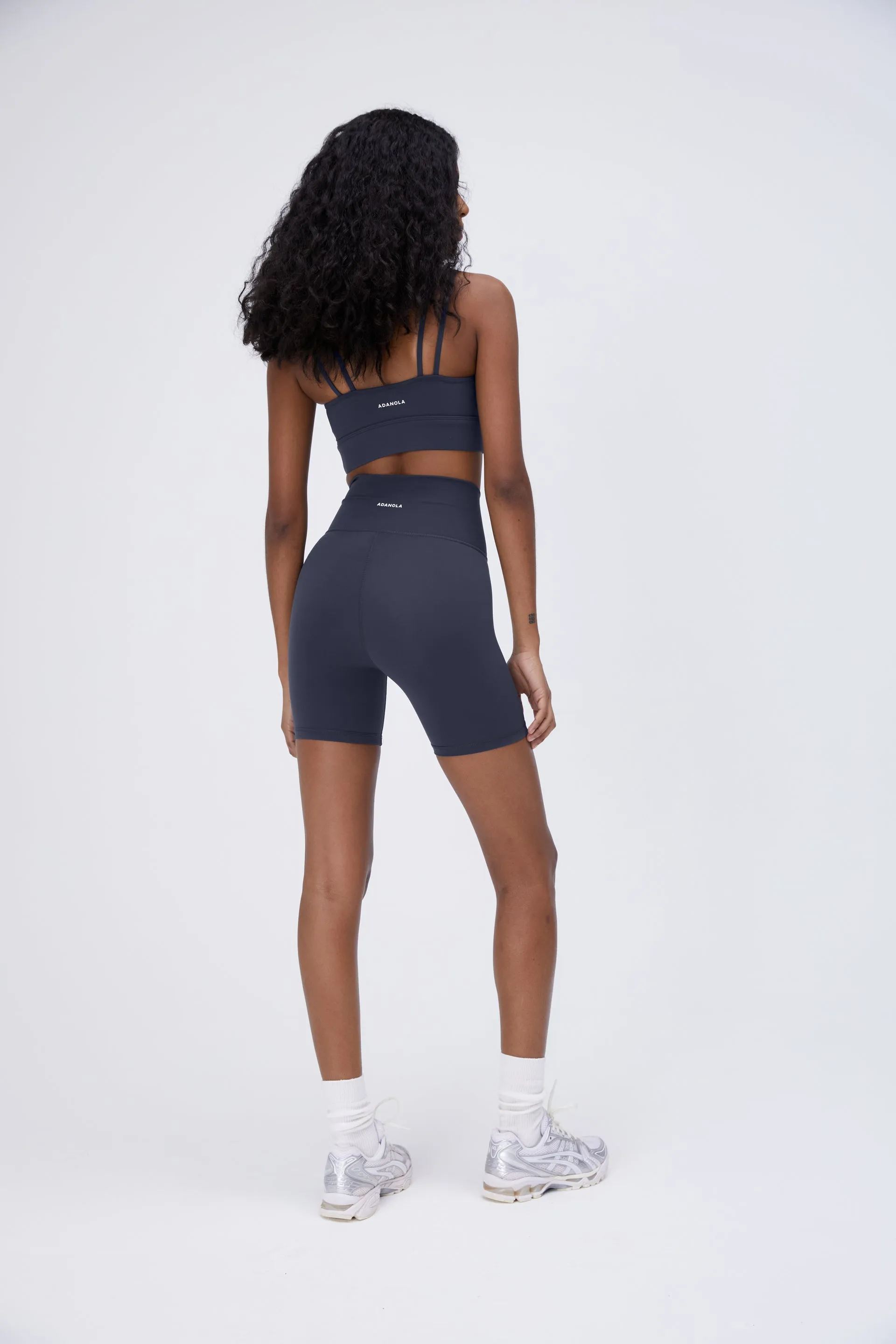 Ultimate Wrap Over Crop Shorts - Midnight Blue sold by Adanola product image thumbnail 2