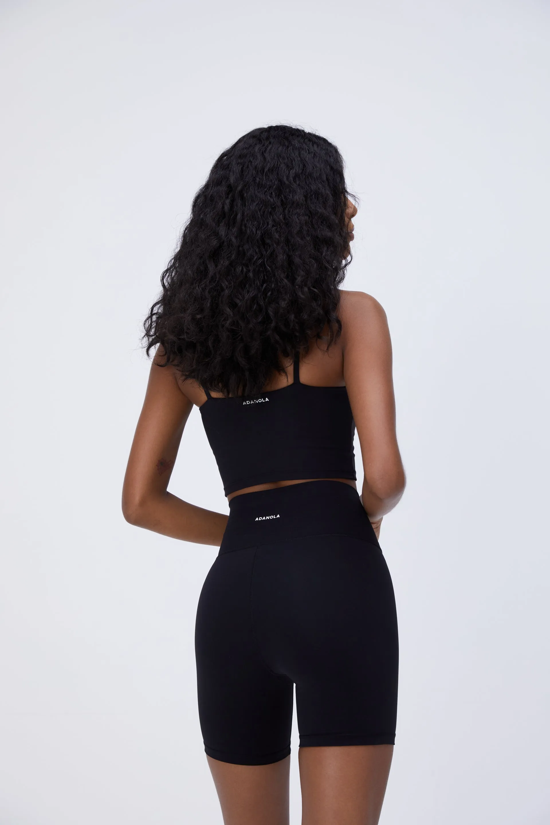 Ultimate Wrap Over Crop Shorts - Black sold by Adanola product image thumbnail 2