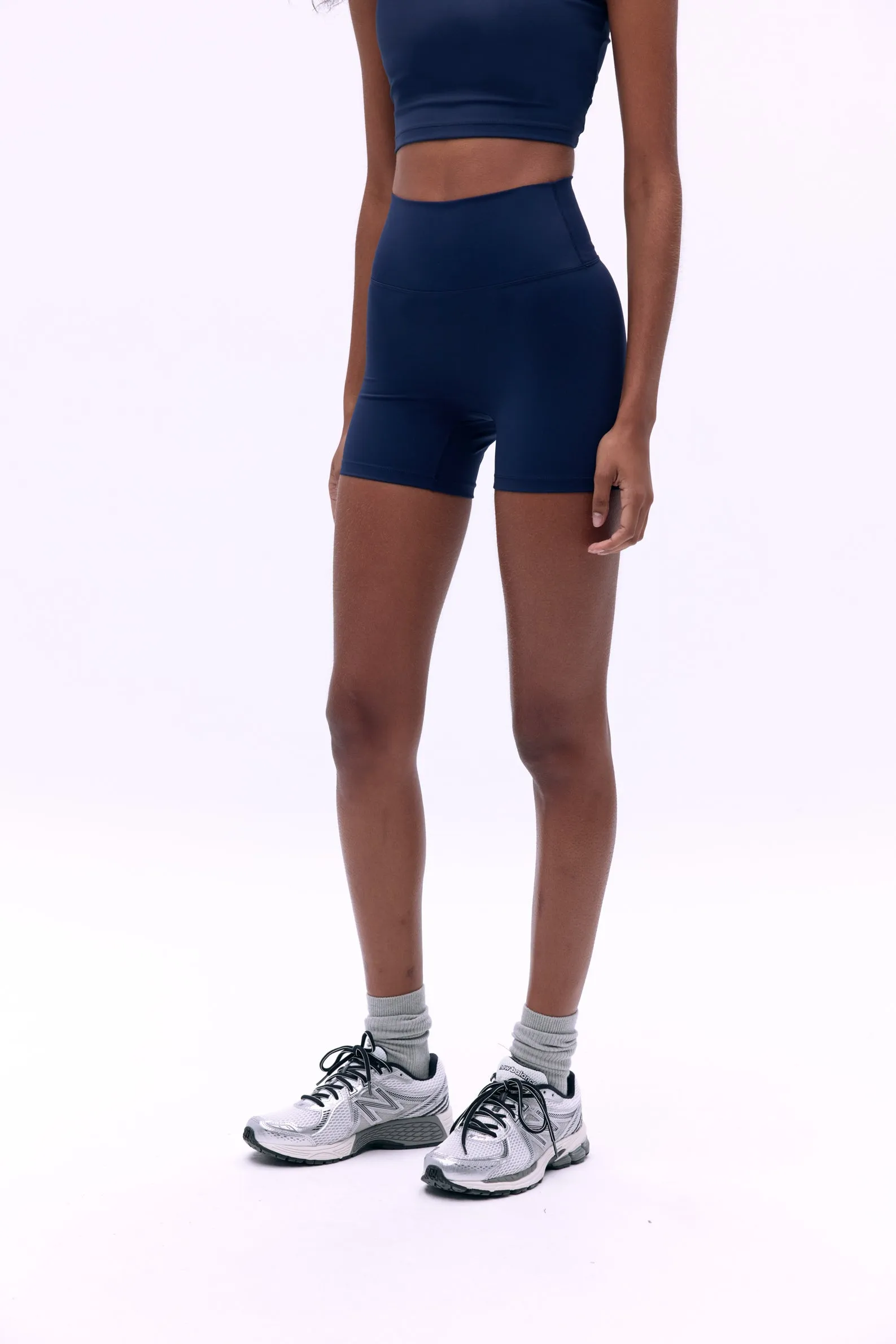 Ultimate Ultra Crop Shorts - Navy Blue sold by Adanola product image thumbnail 4