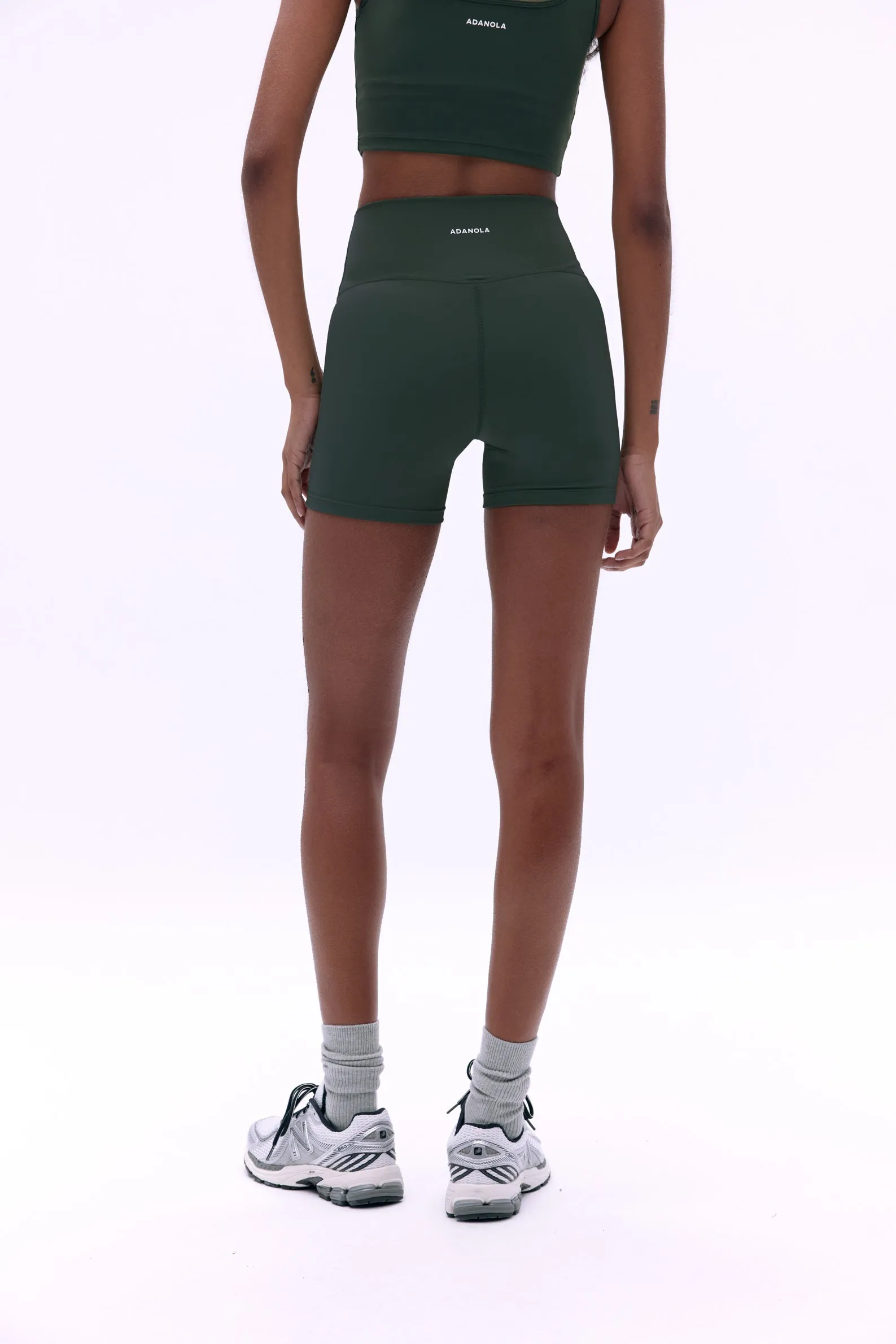 Ultimate Ultra Crop Shorts - Dark Olive sold by Adanola product image thumbnail 2