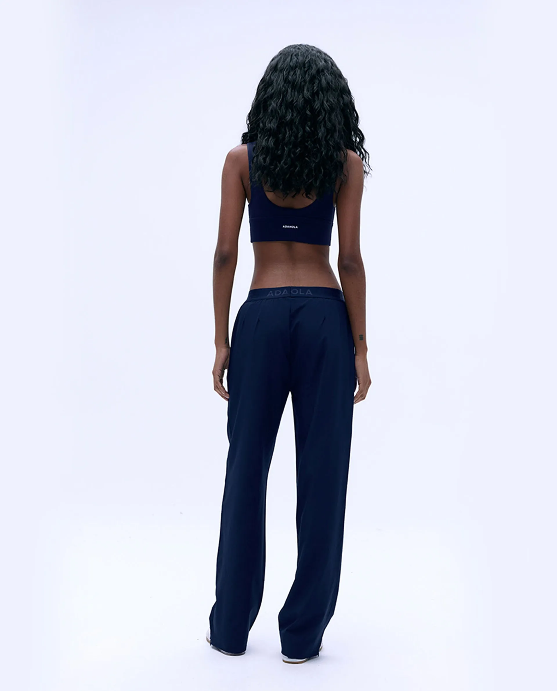 Branded Waistband Pant - Navy Blue sold by Adanola product image thumbnail 2