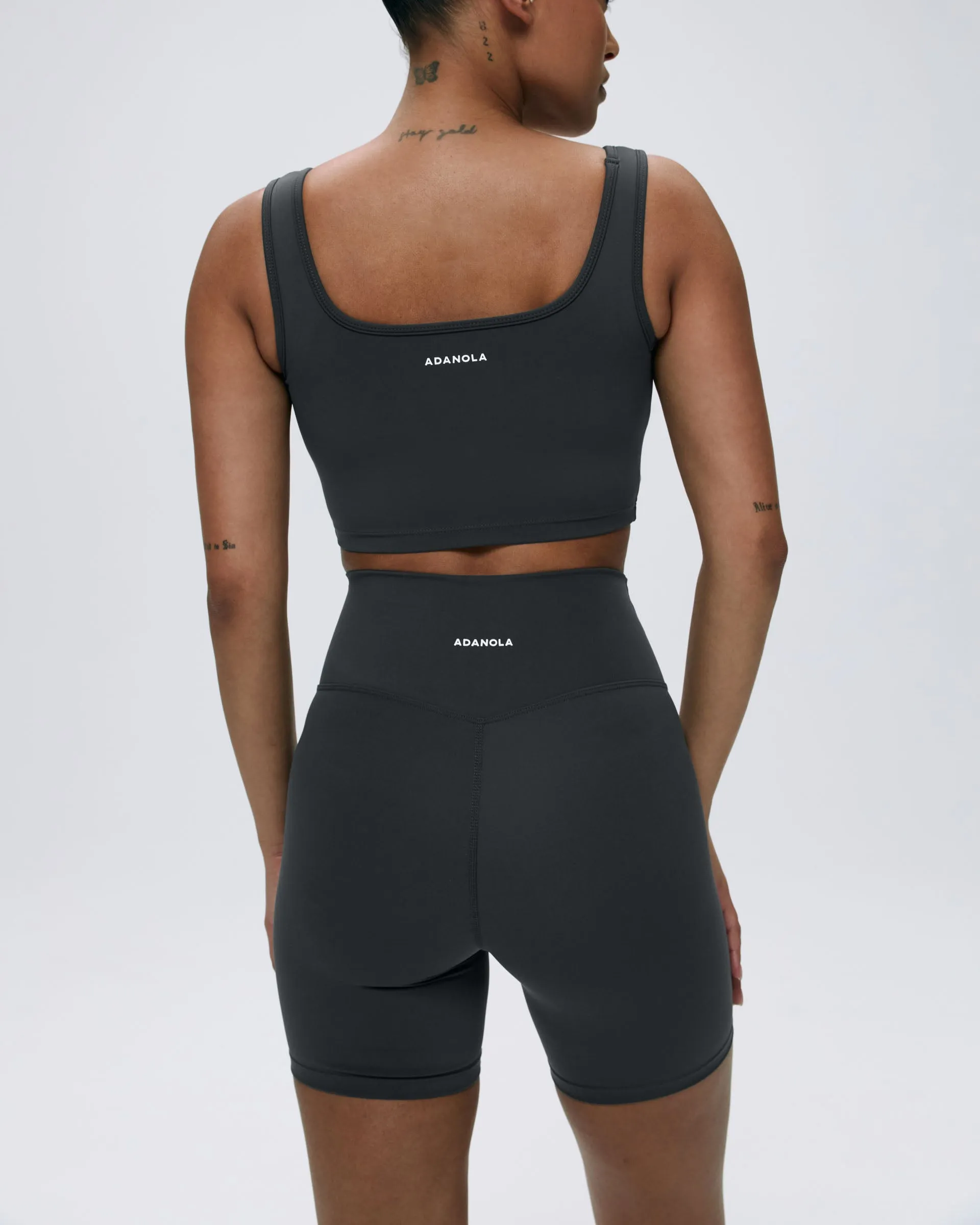 Ultimate Crop Shorts - Graphite Grey sold by Adanola product image thumbnail 3