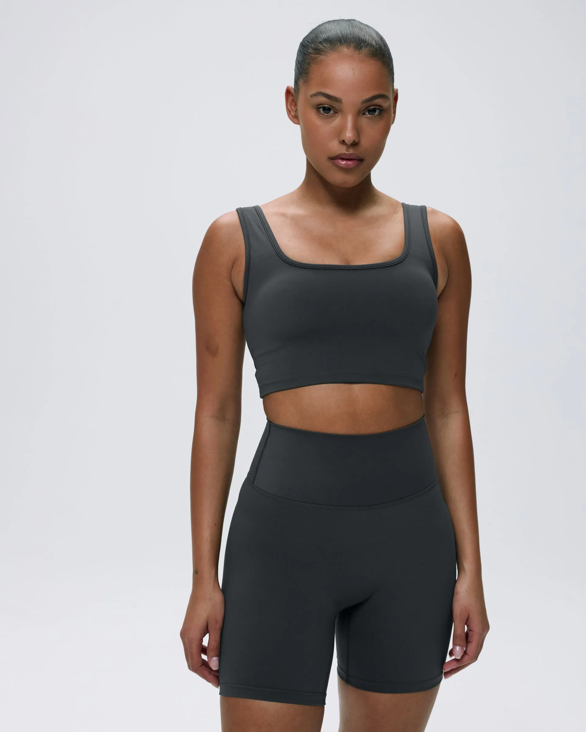 Ultimate Crop Shorts - Graphite Grey sold by Adanola product image thumbnail 5