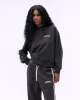 Varsity Loose Fit Sweatshirt - Coffee Bean/Marshmallow White sold by Adanola