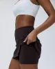 Ultimate A-line Mini Skirt - Coffee Bean sold by Adanola