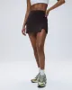 Ultimate A-line Mini Skirt - Coffee Bean sold by Adanola