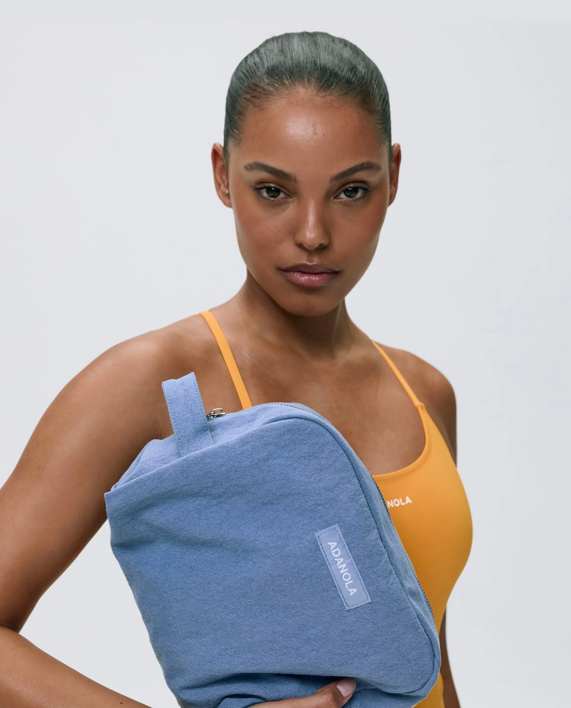 Cosmetic Bag - Vintage Blue sold by Adanola product image thumbnail 3