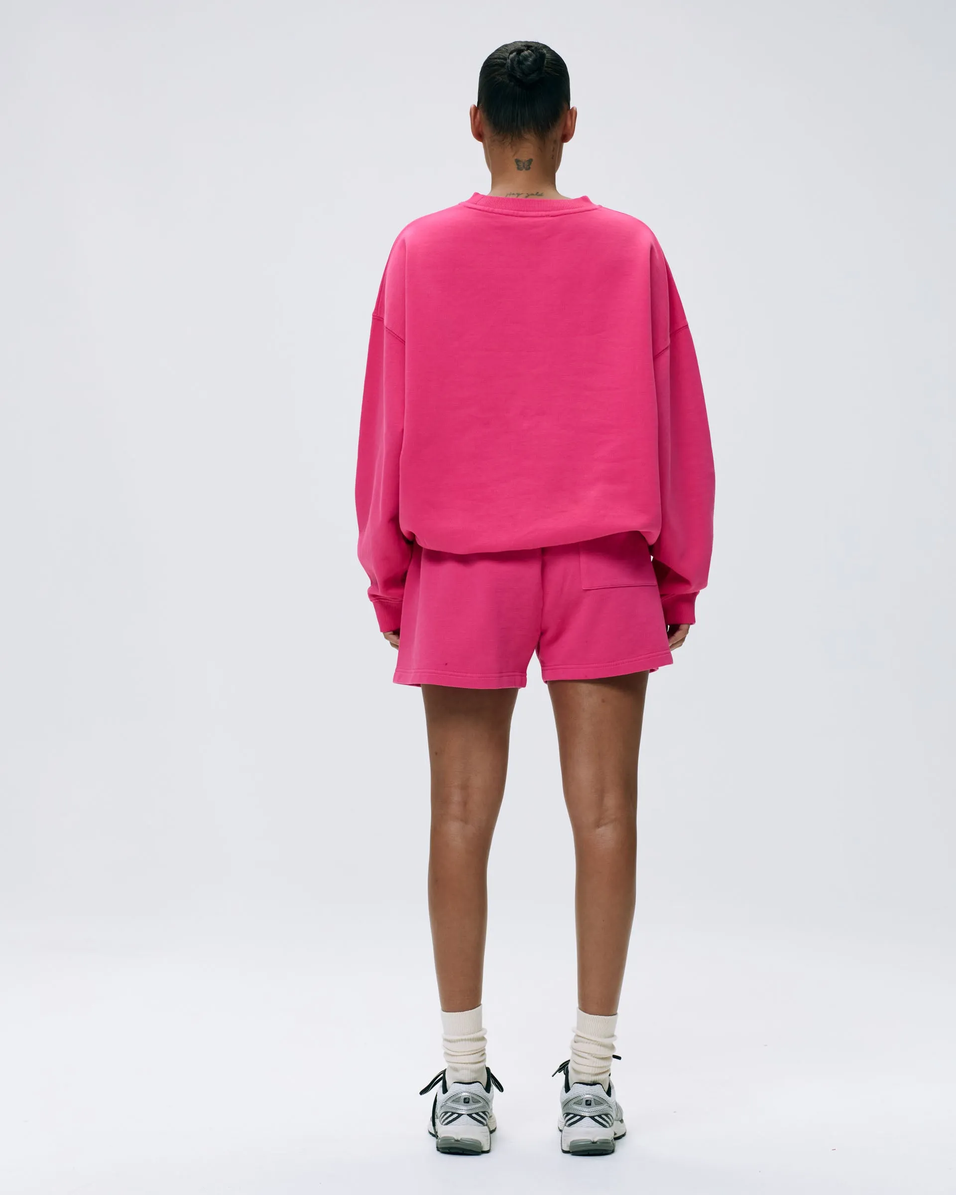 Vacation Sweat Shorts - Hot Pink/Marshmallow White sold by Adanola product image thumbnail 2