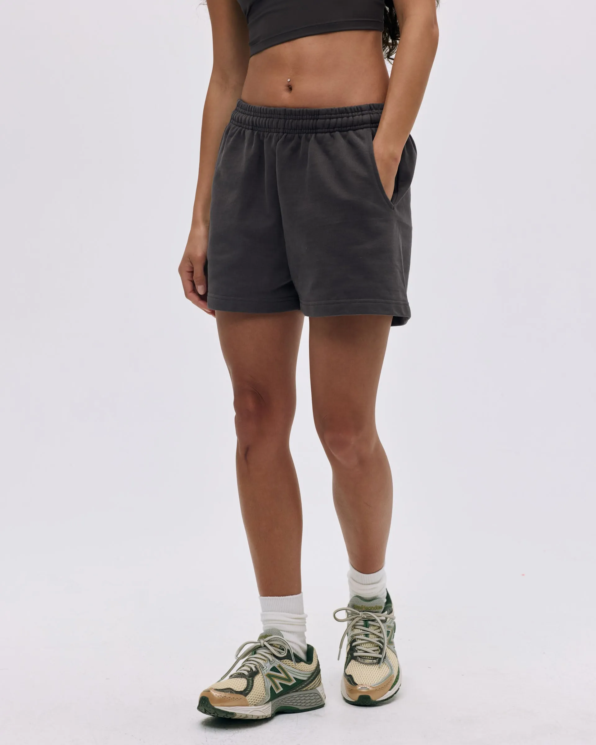 Branded Sweat Shorts - Coffee Bean sold by Adanola product image thumbnail 4