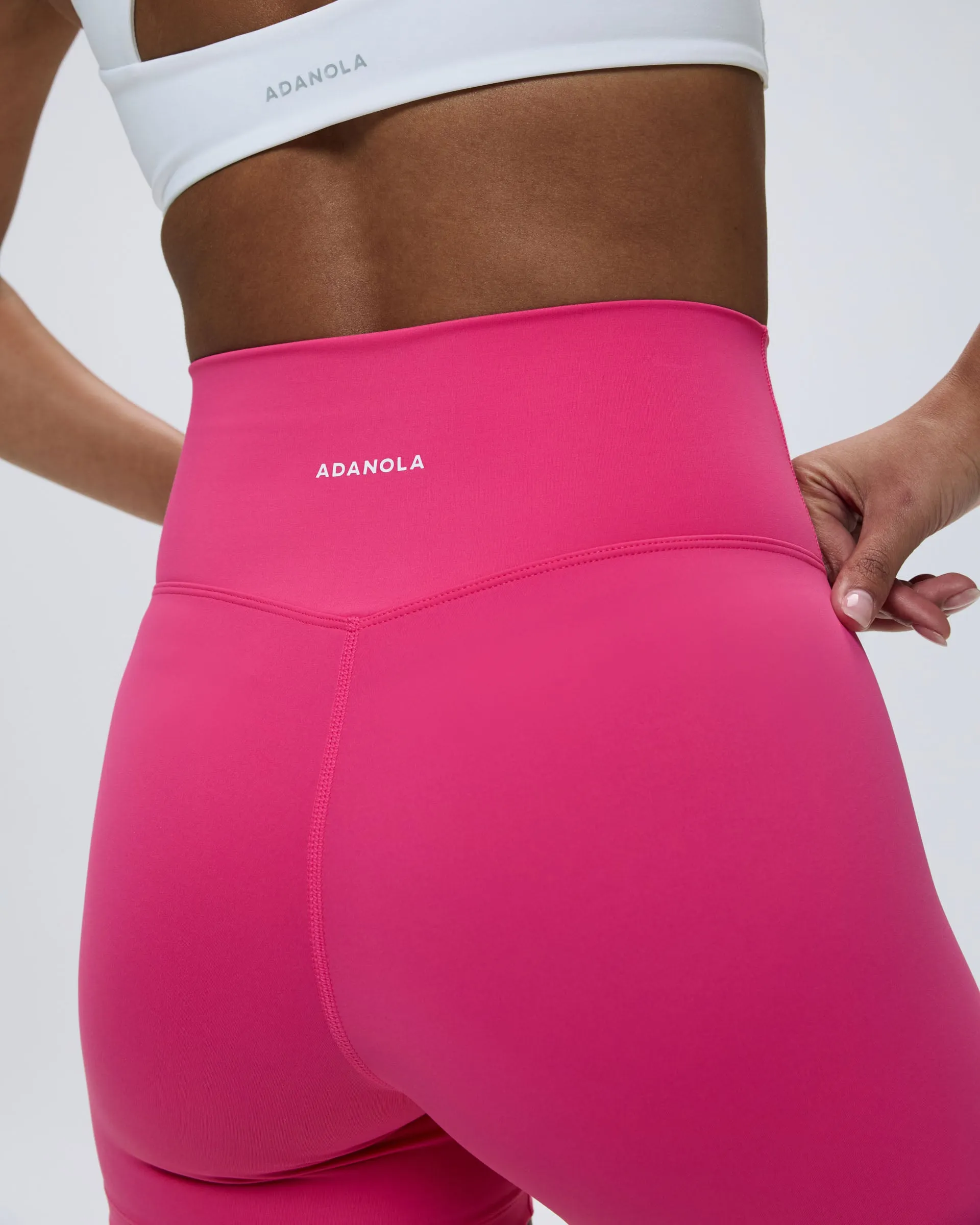 Ultimate Ultra Crop Shorts - Hot Pink sold by Adanola product image thumbnail 5