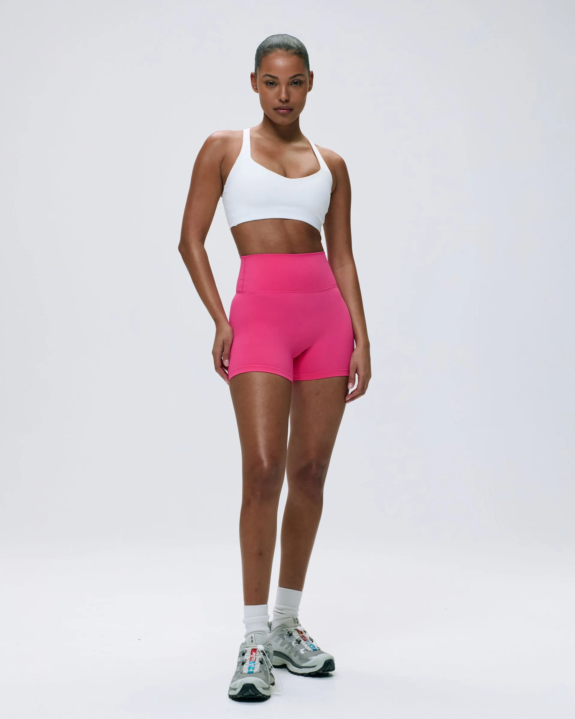 Ultimate Ultra Crop Shorts - Hot Pink sold by Adanola