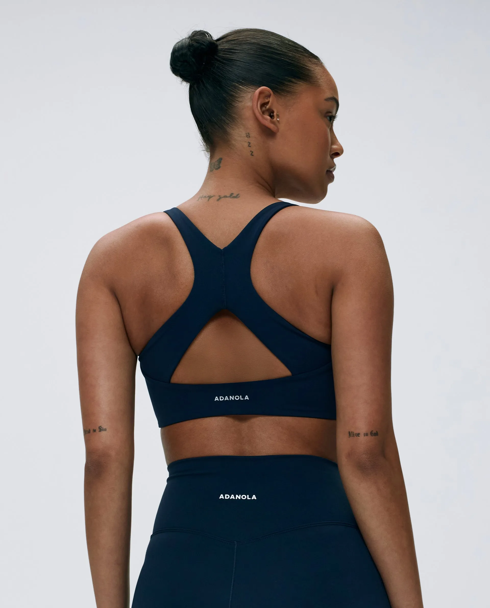 Ultimate Racer Cut Out Bra - Navy Blue sold by Adanola product image thumbnail 3