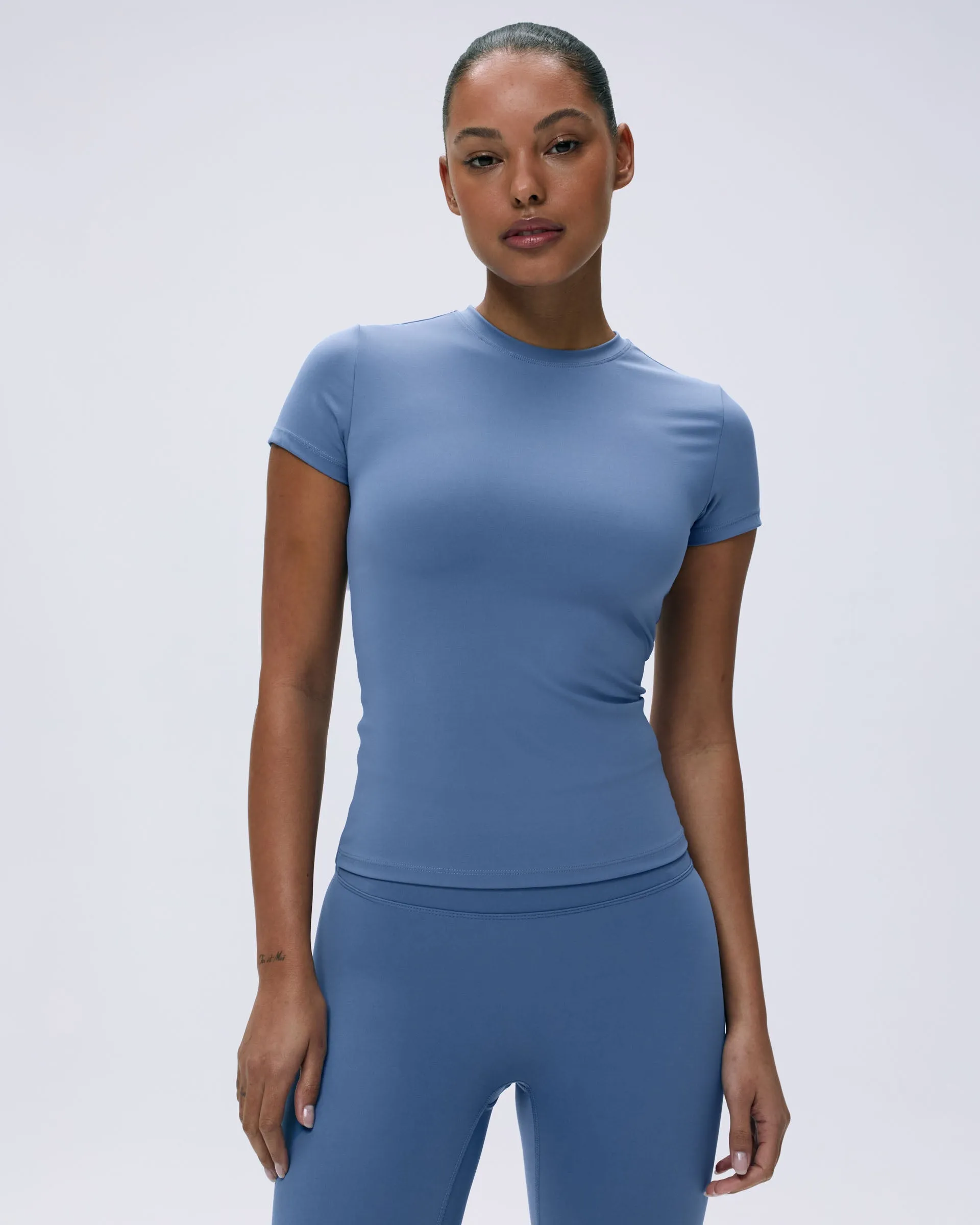 Ultimate Short Sleeve Top - Vintage Blue sold by Adanola