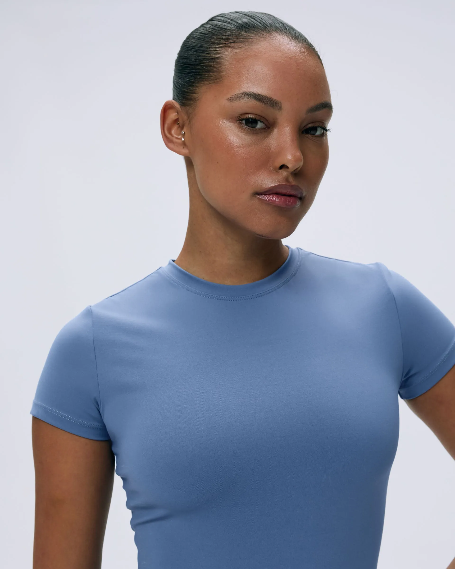 Ultimate Short Sleeve Top - Vintage Blue sold by Adanola product image thumbnail 3