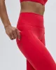 Ultimate Seam Detail Zip Pocket Leggings - Apple Red sold by Adanola