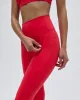 Ultimate Seam Detail Zip Pocket Leggings - Apple Red sold by Adanola