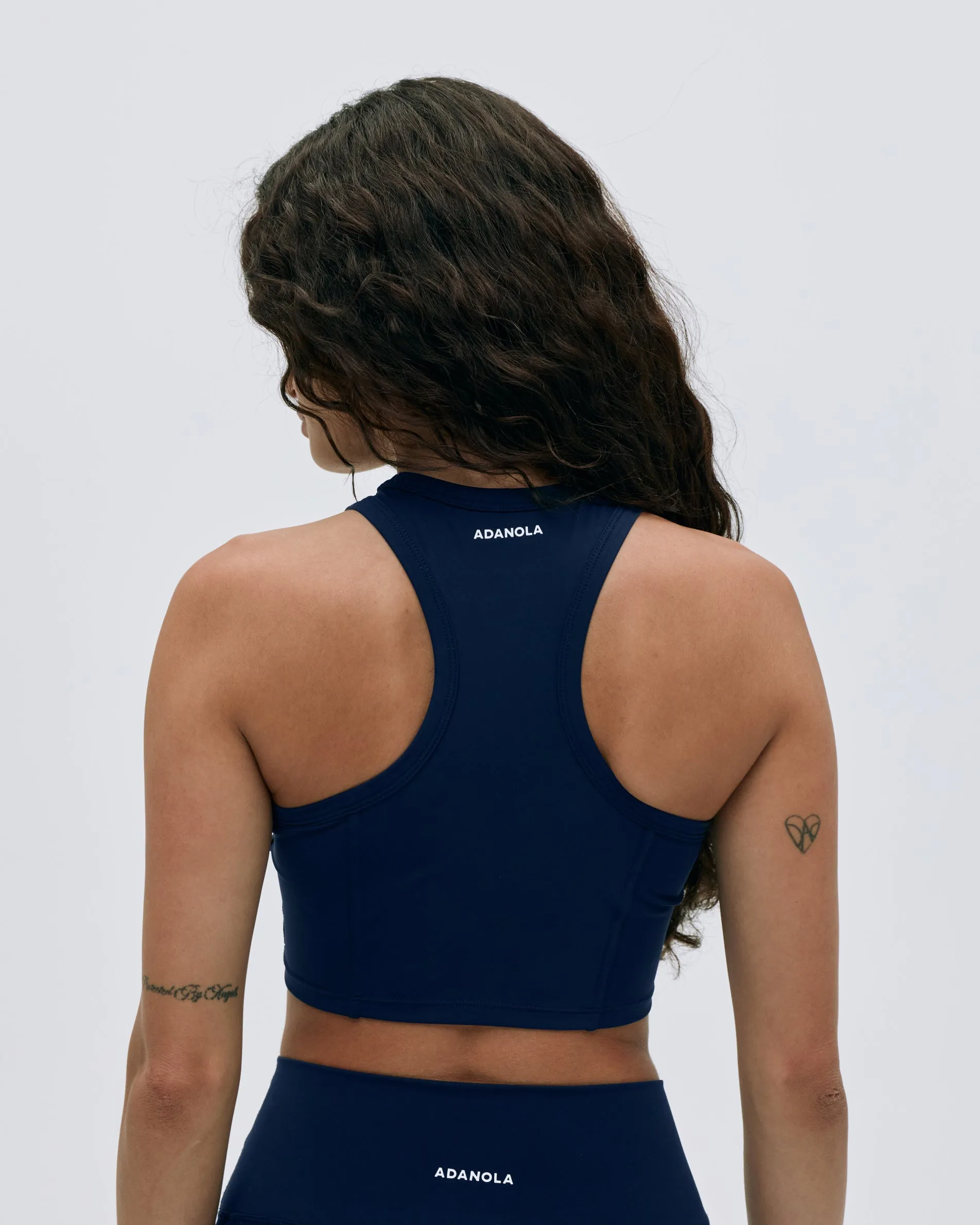 Ultimate Binding Detail Tank Bra - Navy Blue sold by Adanola product image thumbnail 2