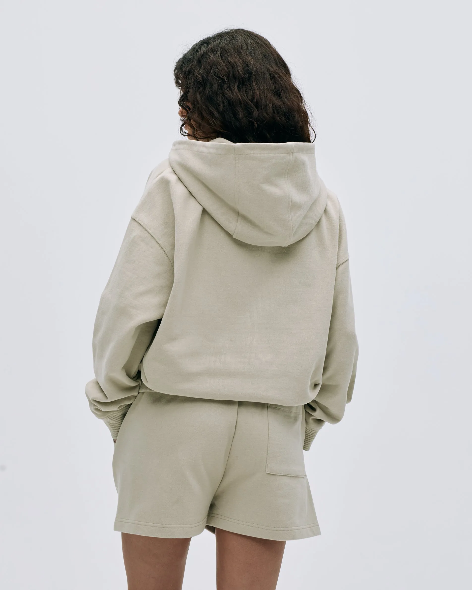 Campus Oversized Full Zip Hoodie - Stone sold by Adanola product image thumbnail 2