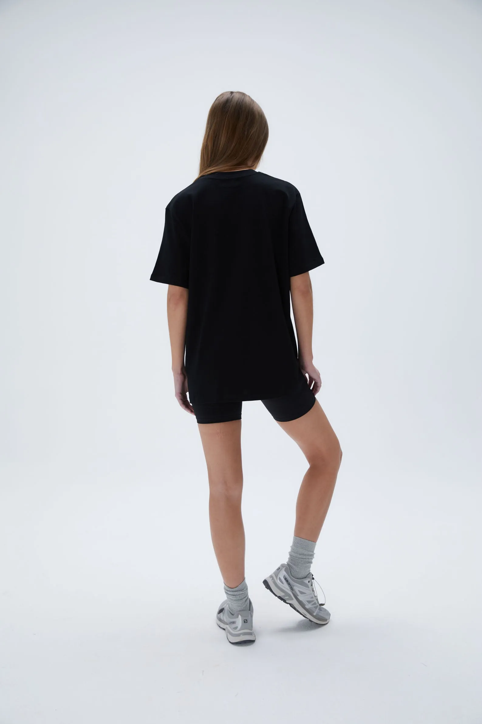ADA Short Sleeve Oversized T-shirt - Black/White sold by Adanola product image thumbnail 2