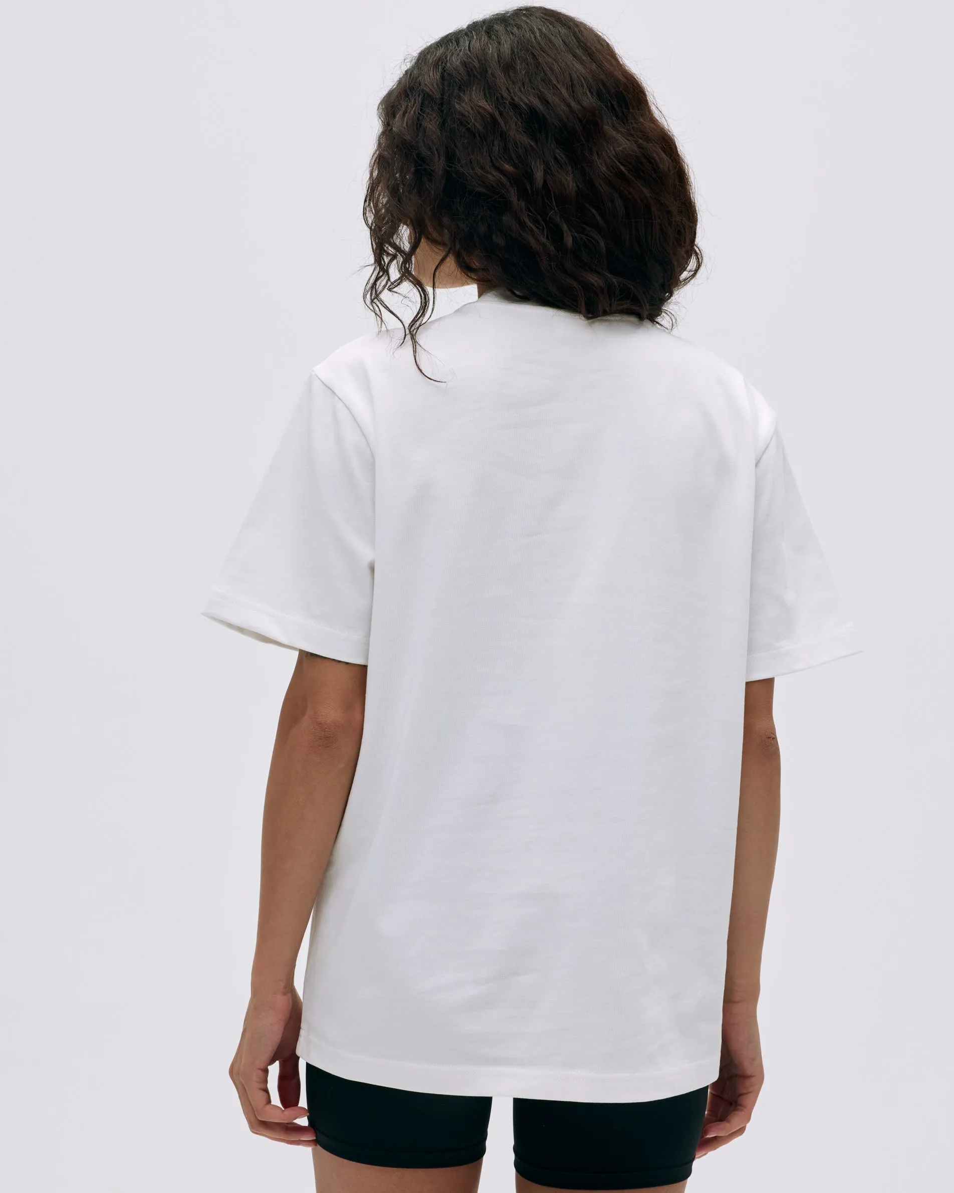 Varsity Short Sleeve Oversized T-shirt - White/Black sold by Adanola product image thumbnail 2
