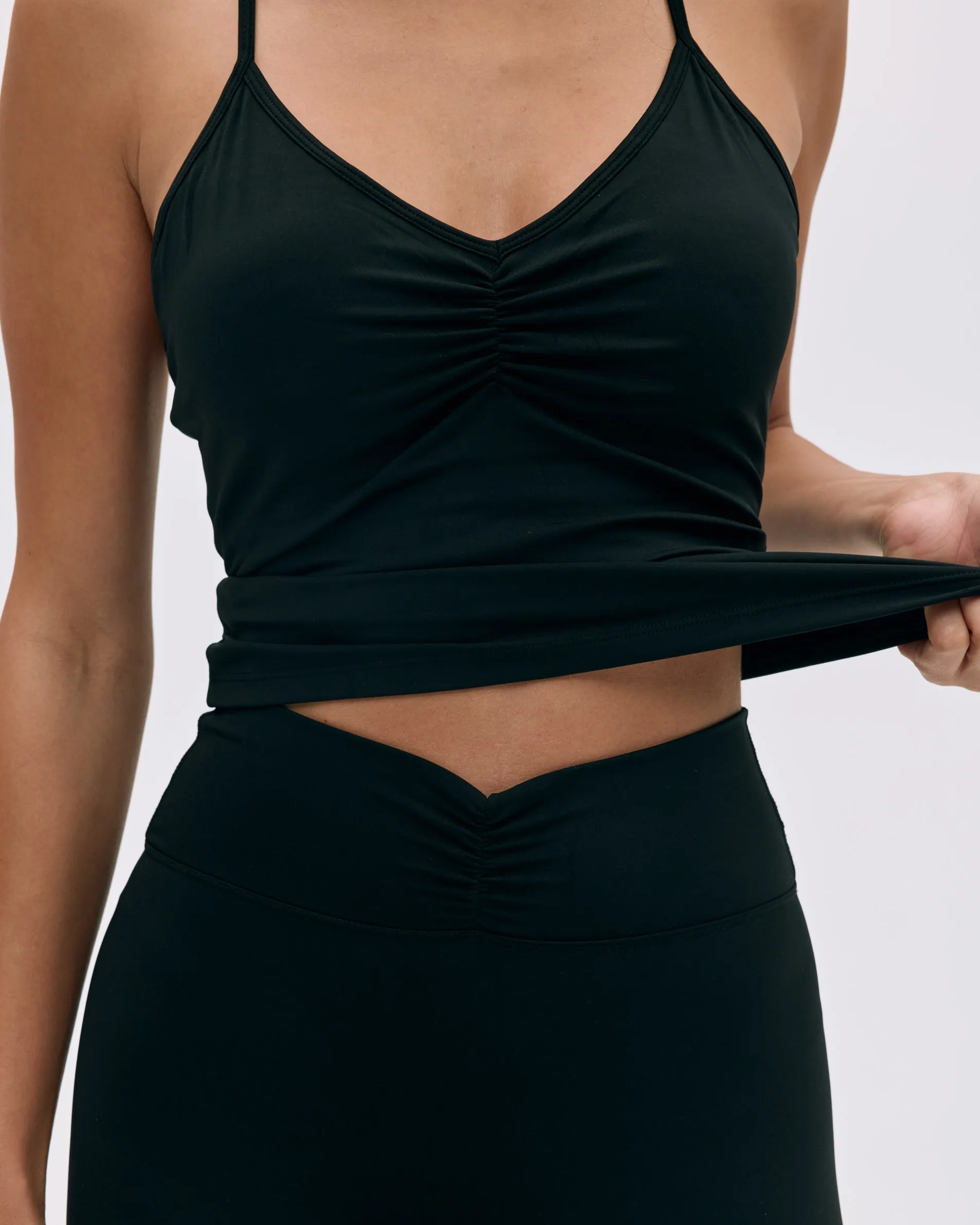 Ultimate Ruched Front Leggings - Black sold by Adanola product image thumbnail 4