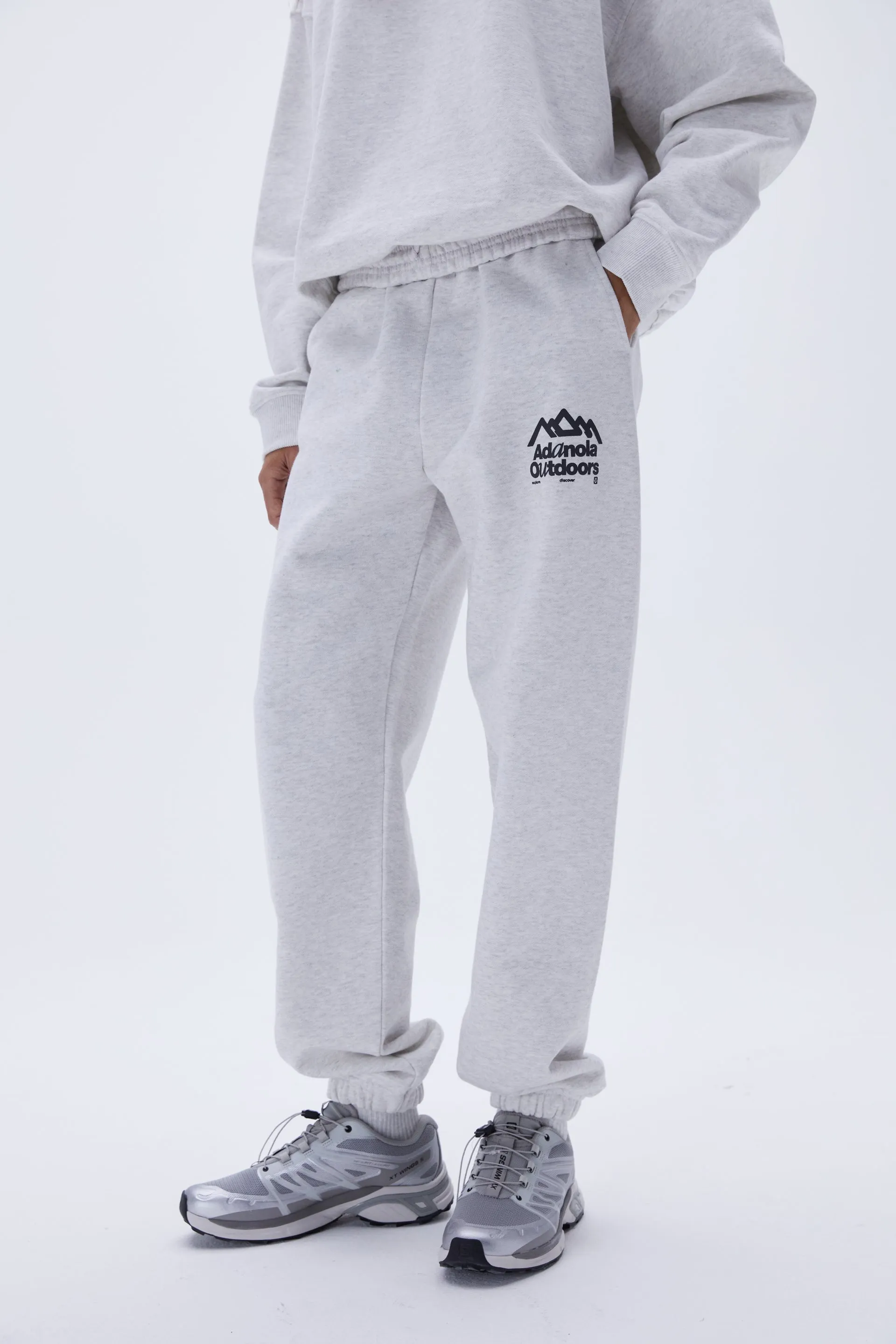 Discover Sweatpants - Light Grey Melange sold by Adanola product image thumbnail 2