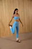 Ultimate Leggings - Capri Blue sold by Adanola